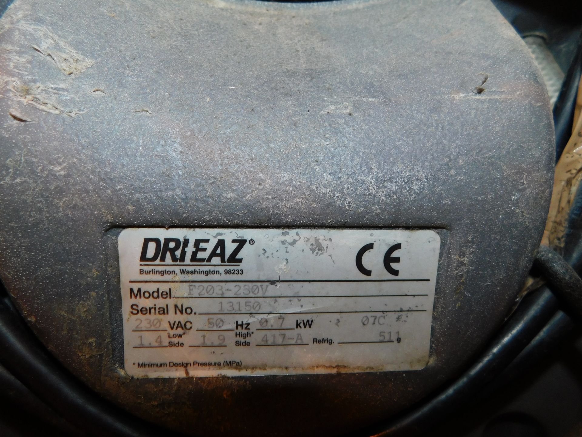 Drieaz Drizair 1200 Professional Dehumidifier (Located Milton Keynes – See General Notes for Viewing - Image 3 of 3