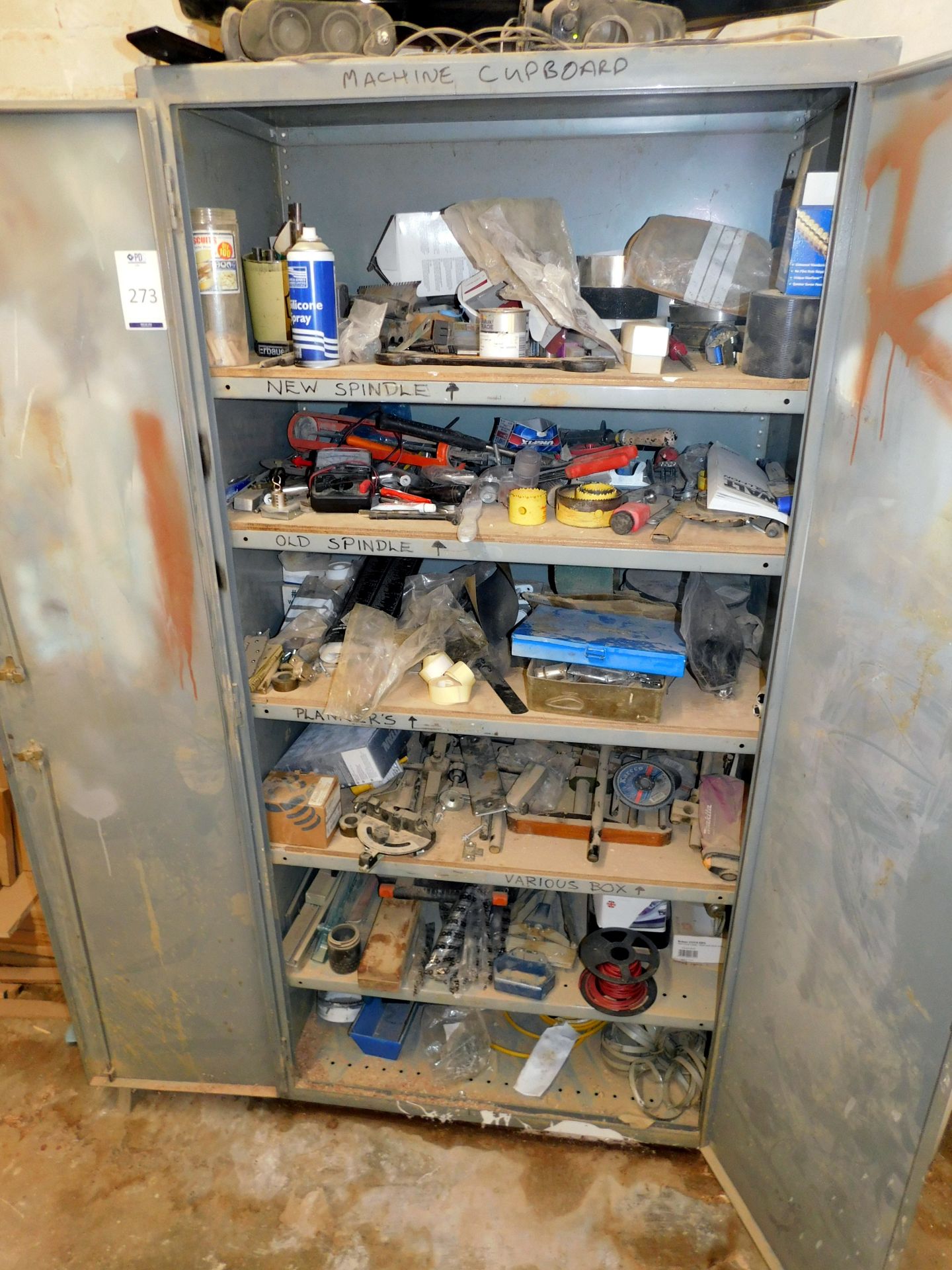 Cabinet & Contents to Include Hand Tools & Drill Bits etc. (Located Oldham – See General Notes for - Image 2 of 5