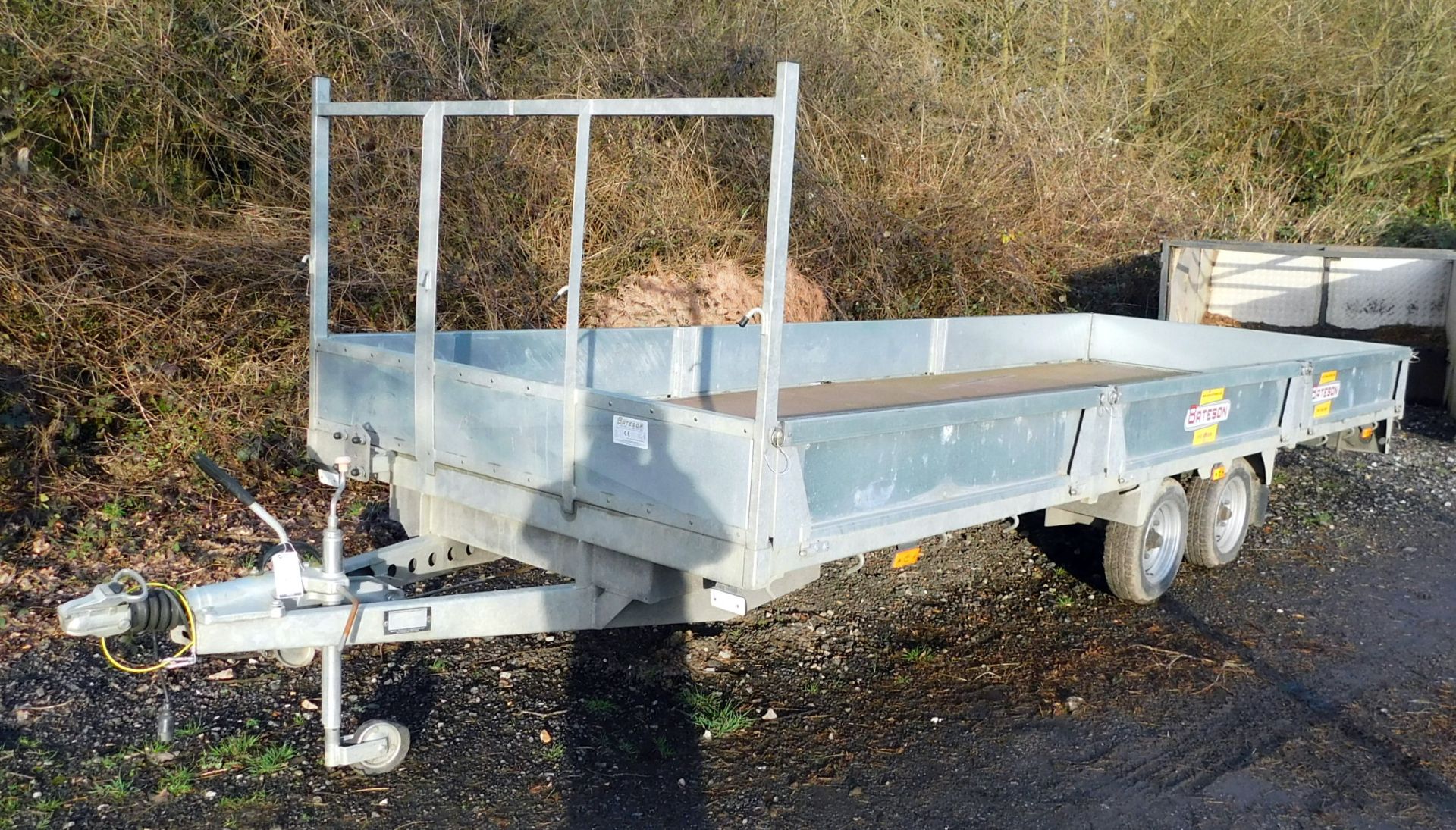 Bateson Trailer 18ft x 6ft6’’, with Loading Ramps, s/n; SBN2650ABGSG46273 (2016) (Located South