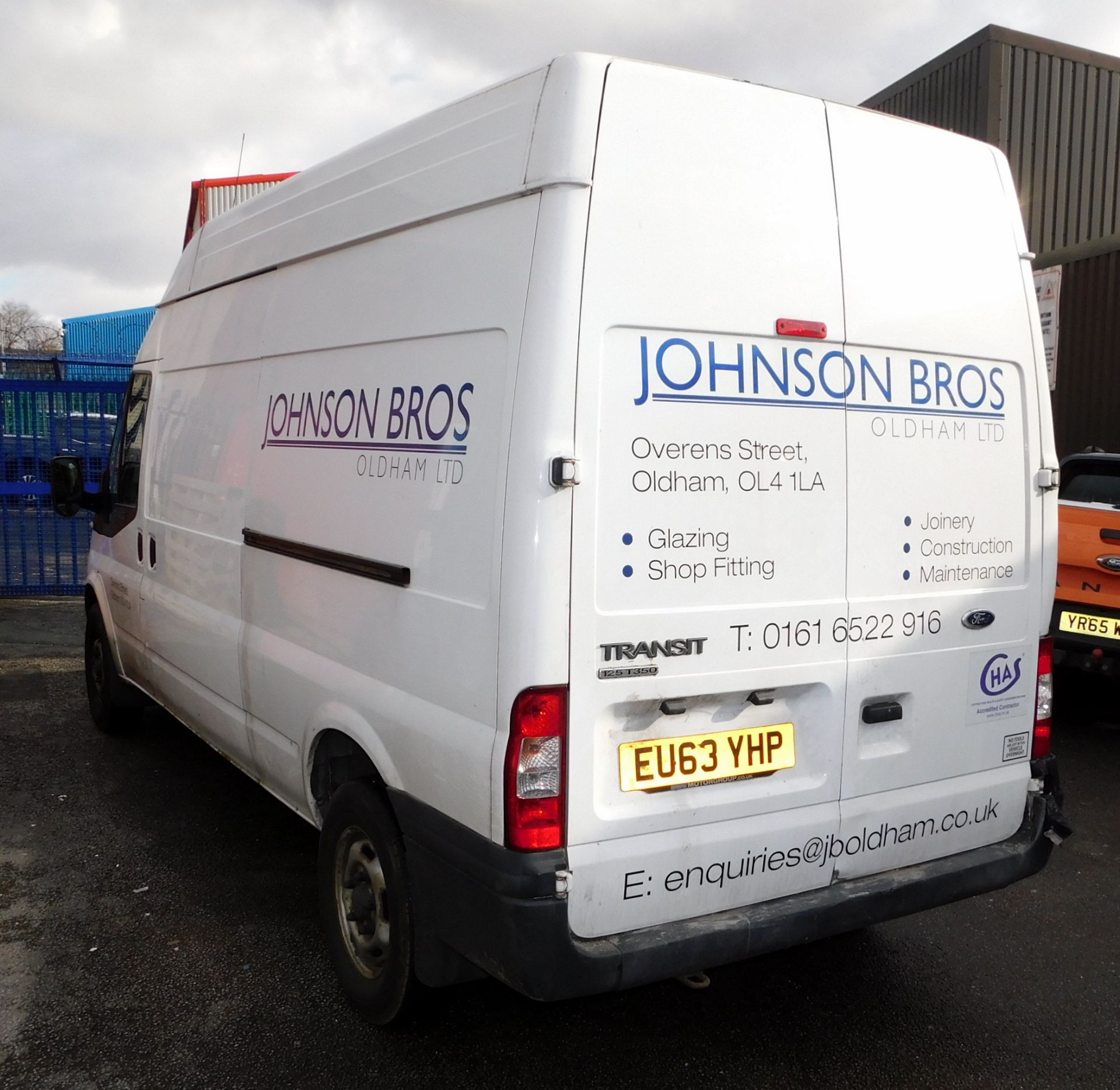 Ford Transit 350 LWB RWD, High Roof Van TDCi, Registration EU63 YHP, First Registered 23rd September - Image 7 of 22