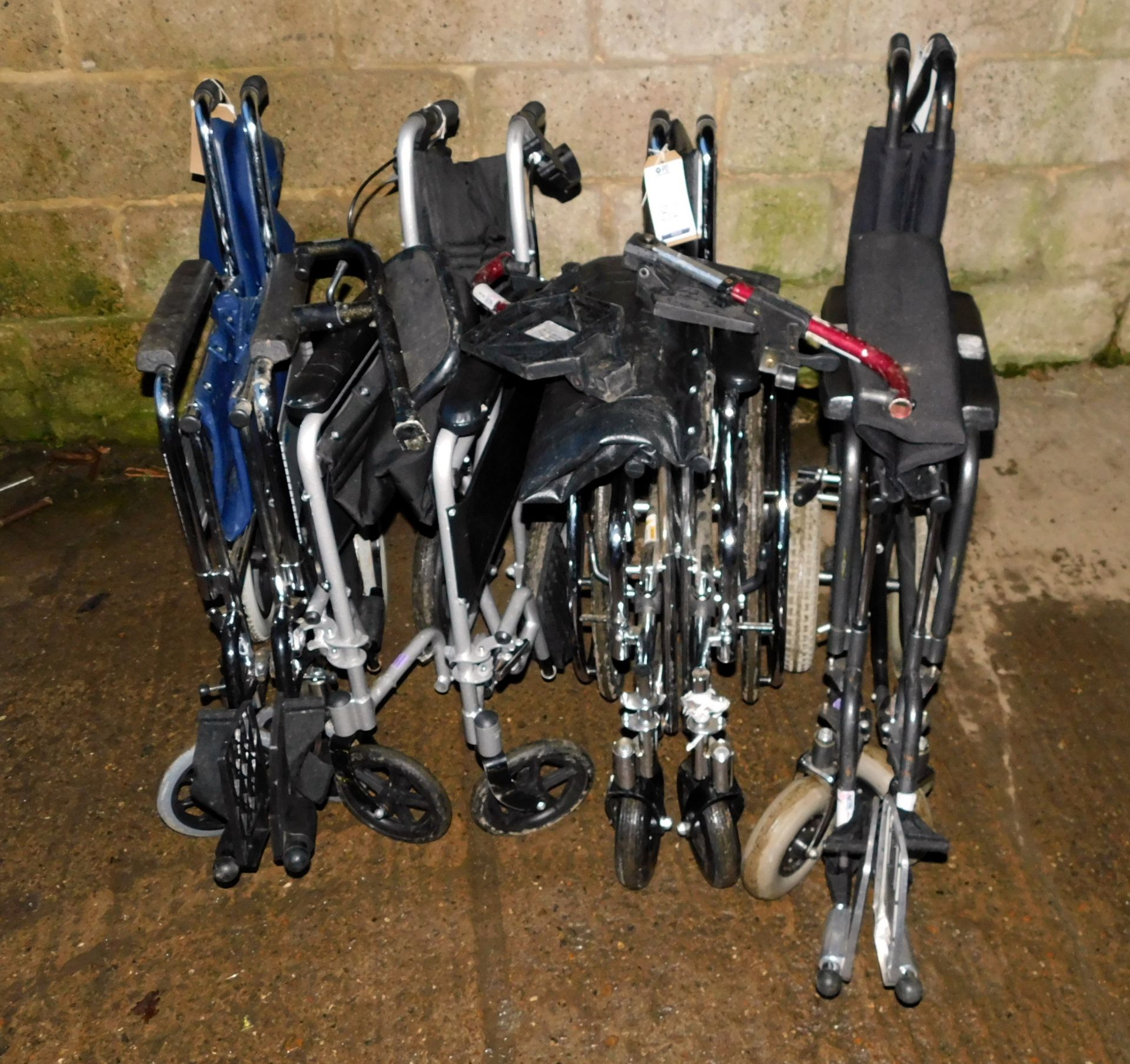 4 Various Wheelchairs (Stored in shed) Located South Godstone – See General Notes for Viewing &