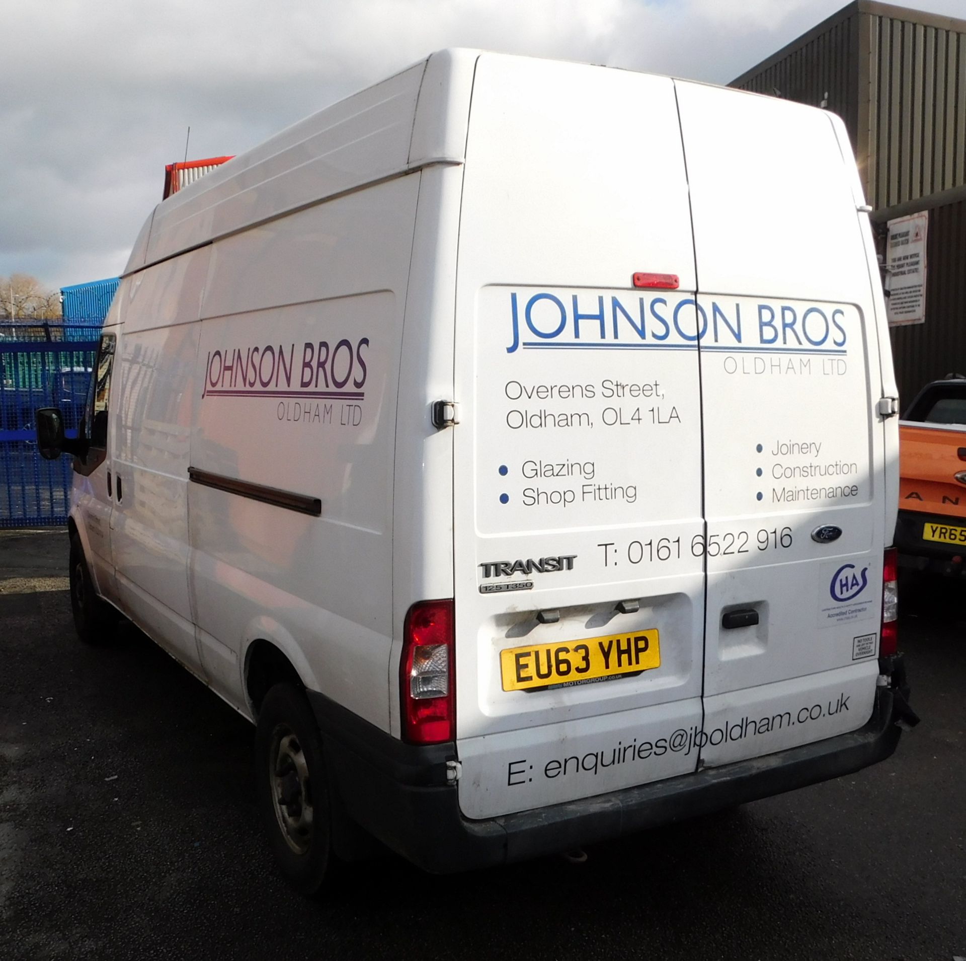 Ford Transit 350 LWB RWD, High Roof Van TDCi, Registration EU63 YHP, First Registered 23rd September - Image 3 of 22