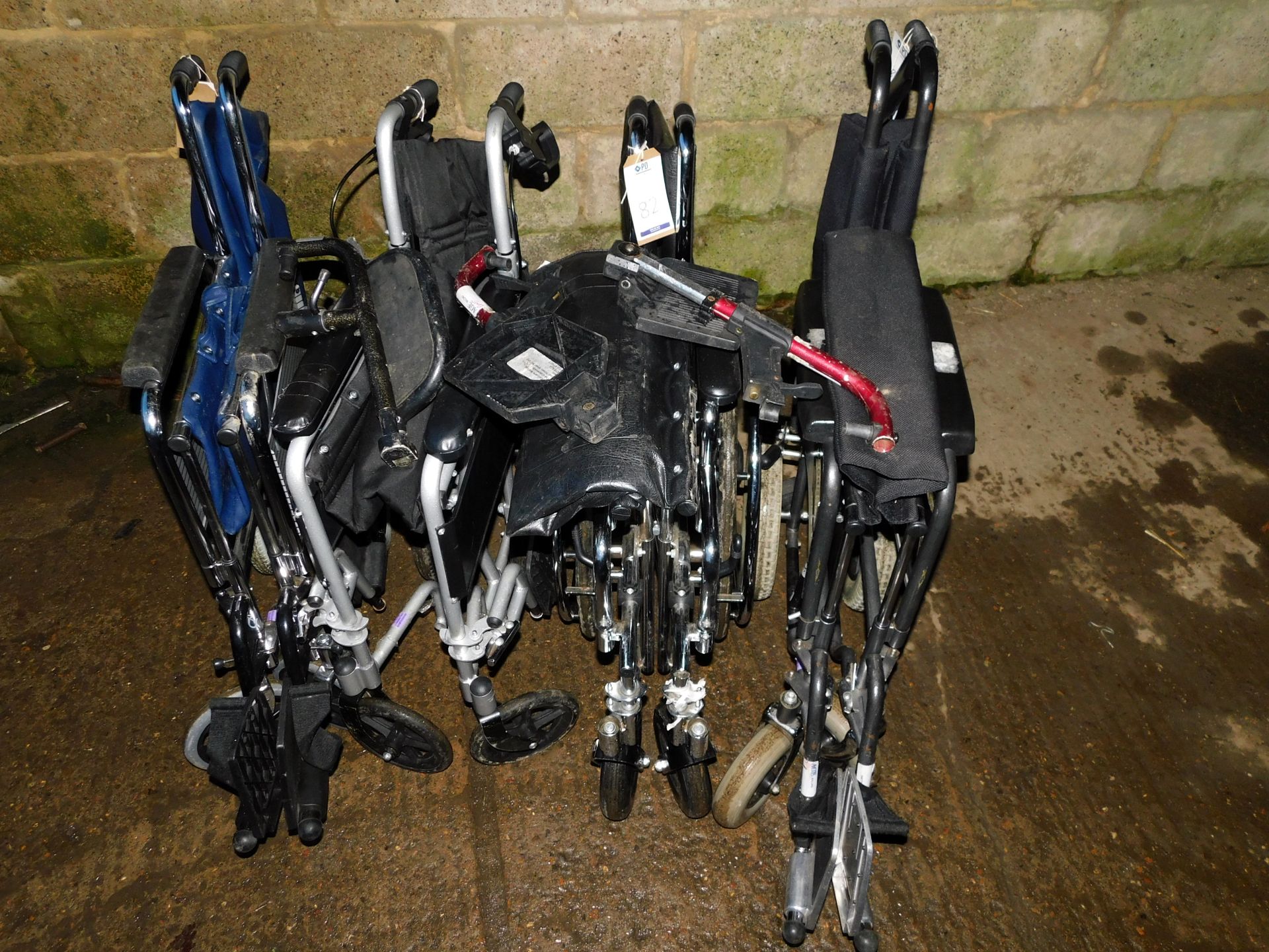 4 Various Wheelchairs (Stored in shed) Located South Godstone – See General Notes for Viewing & - Image 2 of 2