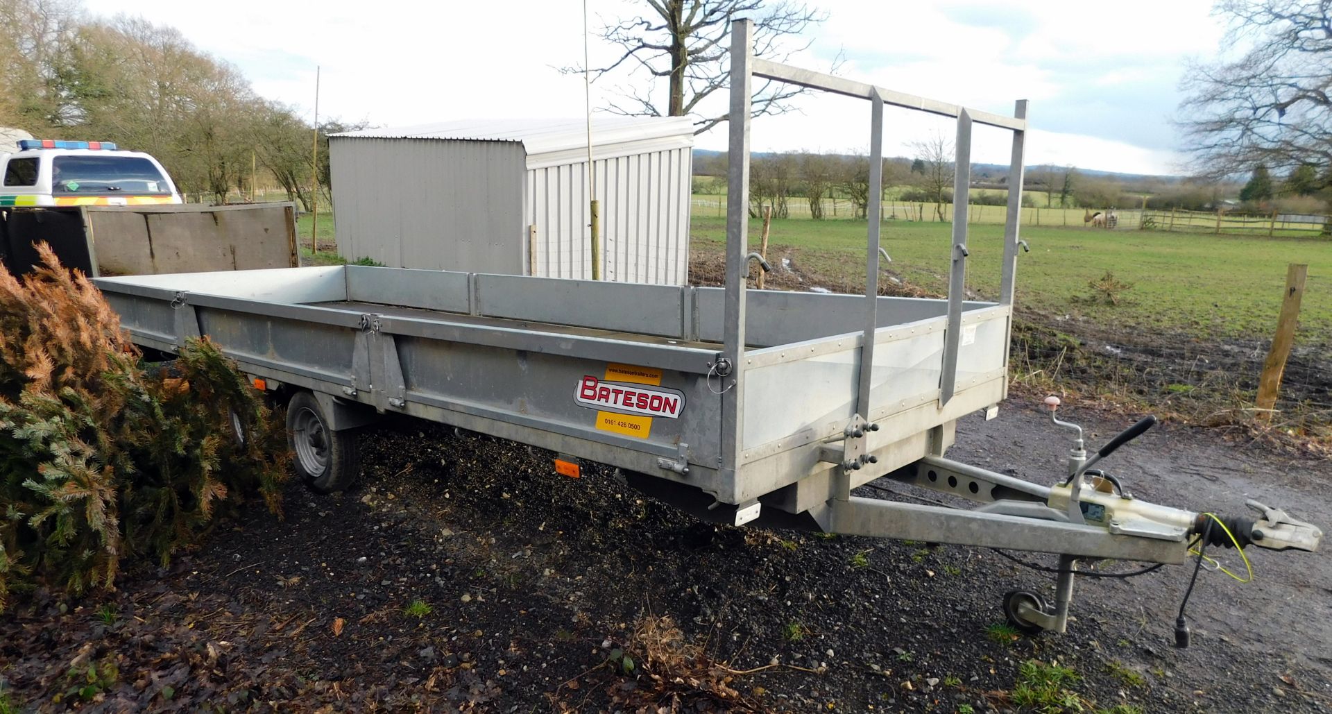 Bateson Trailer 18ft x 6ft6’’, with Loading Ramps, s/n; SBN2650ABGSG46273 (2016) (Located South - Image 6 of 6