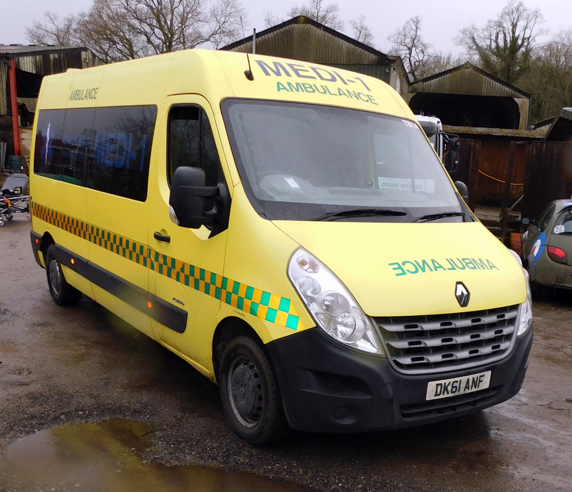 Renault Master LWB FWD, LM35dCi 100 Medium Roof PTS, Registration DK61 ANF, First Registered 5th