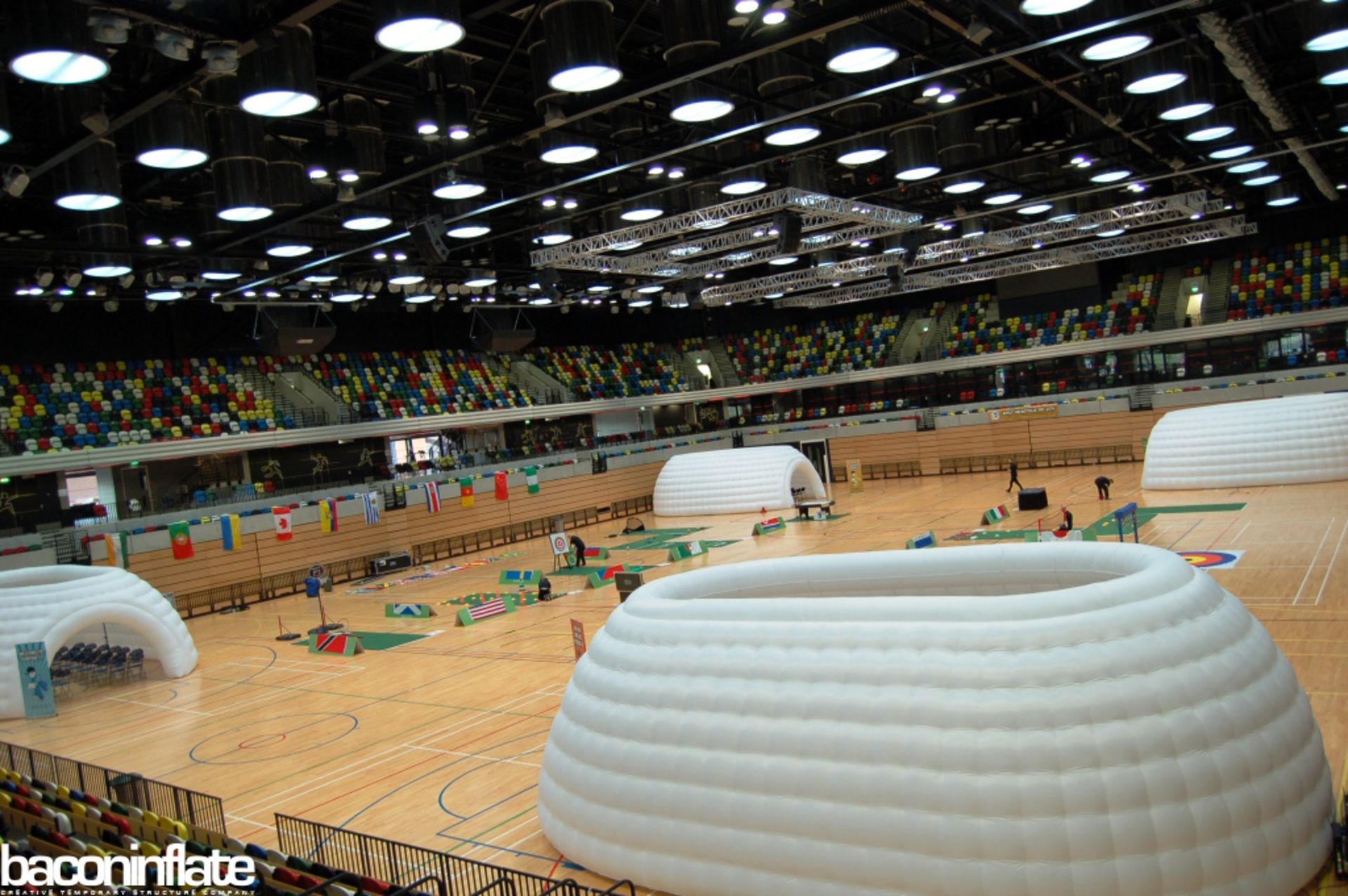 7m x 11m IndoorHaus (7x7m + Saddle) Internal Inflatable Structure (Stock No; BiINDH07/06) (Located - Image 4 of 4