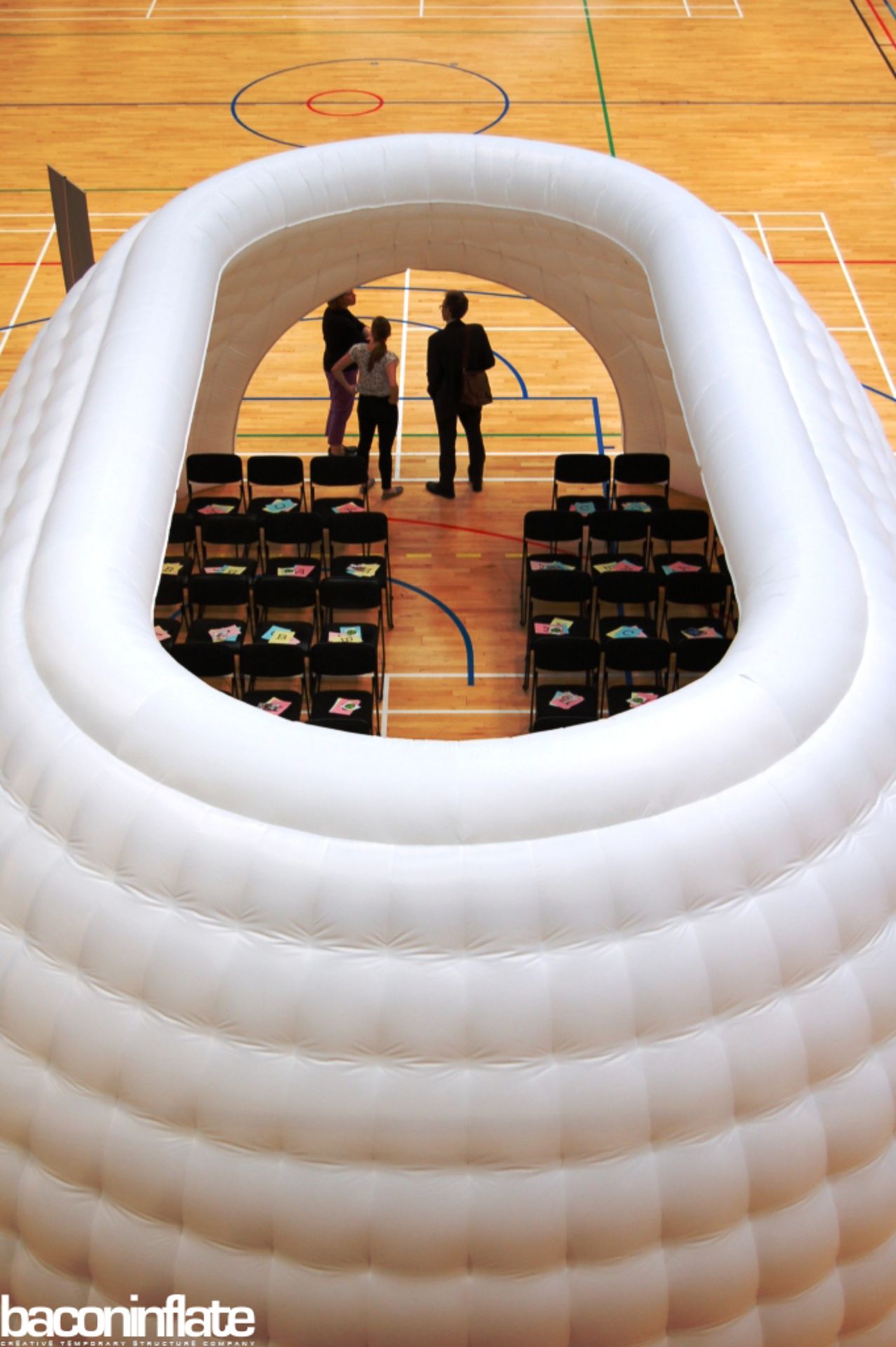 7m x 11m IndoorHaus (7x7m + Saddle) Internal Inflatable Structure (Stock No; BiINDH07/06) (Located - Image 2 of 4
