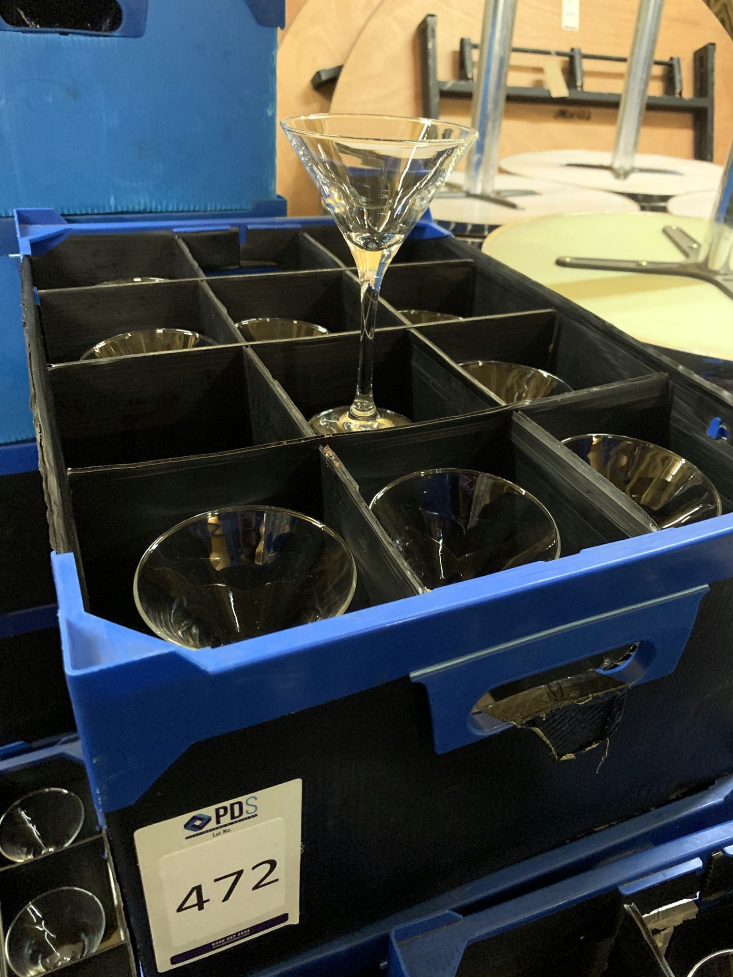 108 ARC Martini Glasses (Located Elstree – See General Notes for Details)