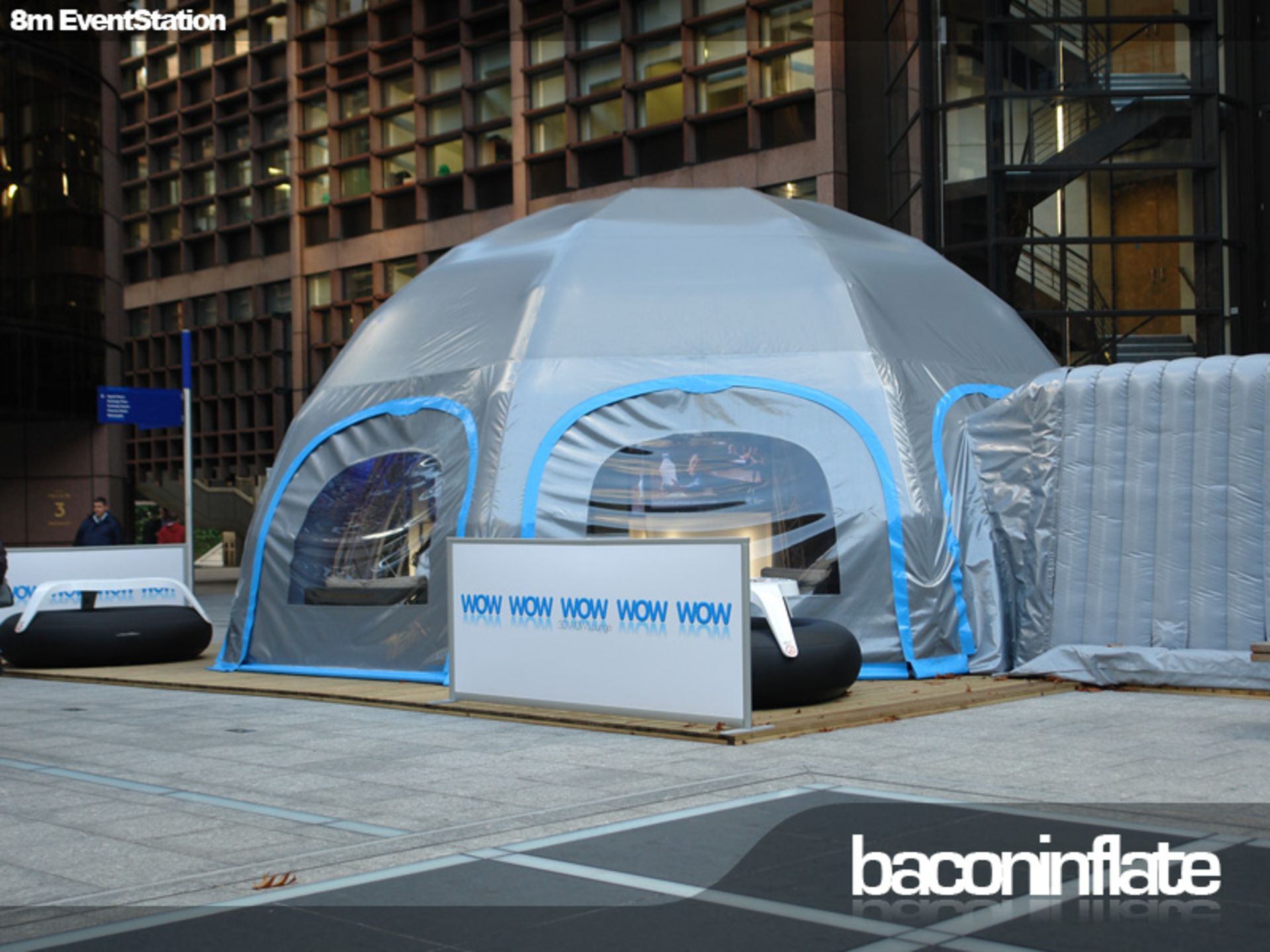 EventStation Leg Unit 8m Inflatable Structure with Canopy (2 Bags) (Stock No’s; BiES8/12 & BiES 8/ - Image 2 of 16