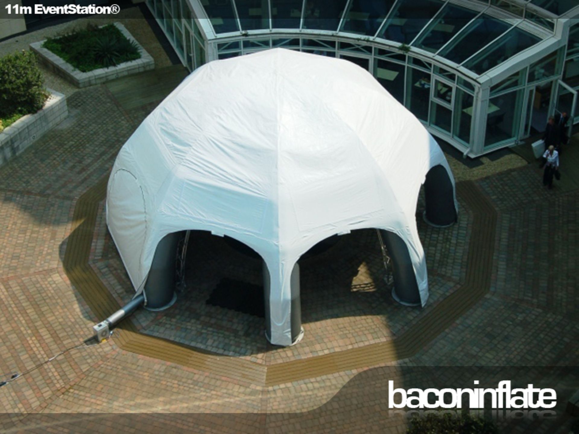 11m EventStation Leg Unit Inflatable Structure with Canopy (2 Bags) (Stock No’s; BiES & BiES 11/ - Image 3 of 12