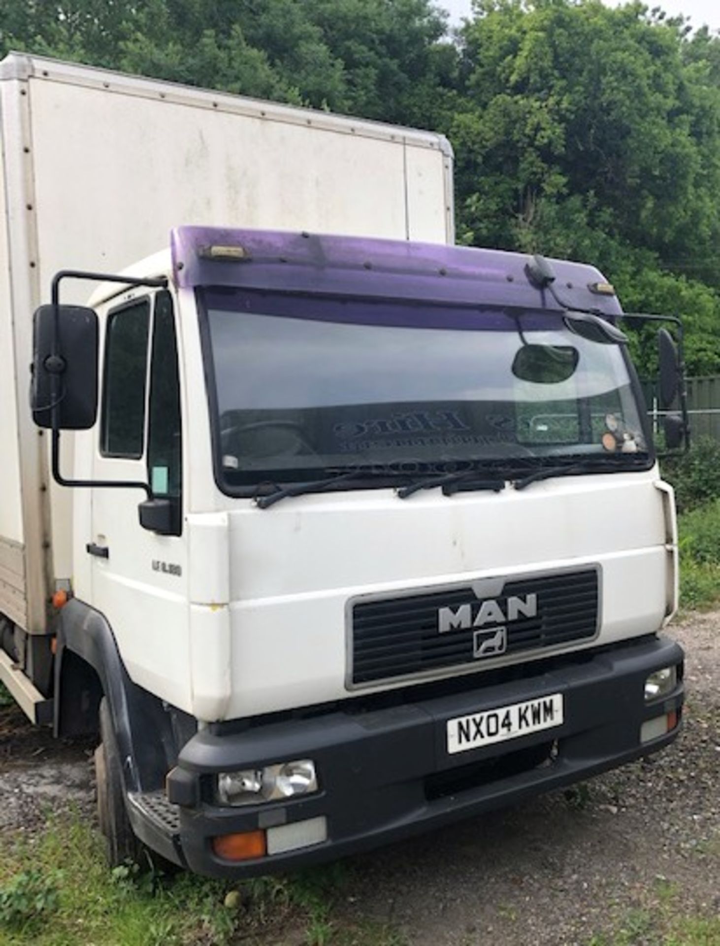 MAN LE8.180 Box Lorry, Registration NX04 KWM, First Registered 1st June 2004, c 300,000km, Fuel Tank - Image 2 of 13