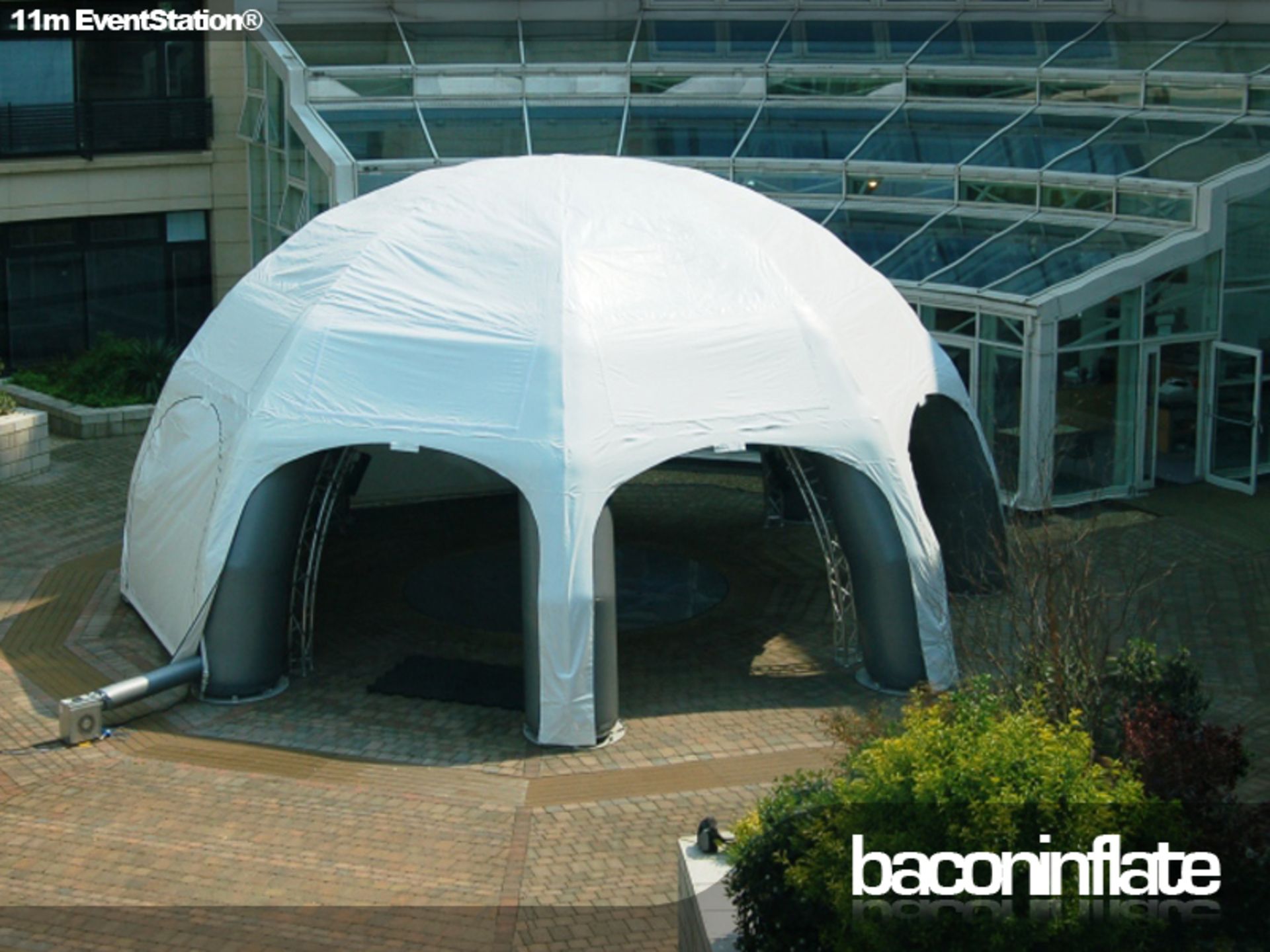 11m EventStation Leg Unit Inflatable Structure with Canopy (2 Bags) (Stock No’s; BiES & BiES 11/ - Image 2 of 12