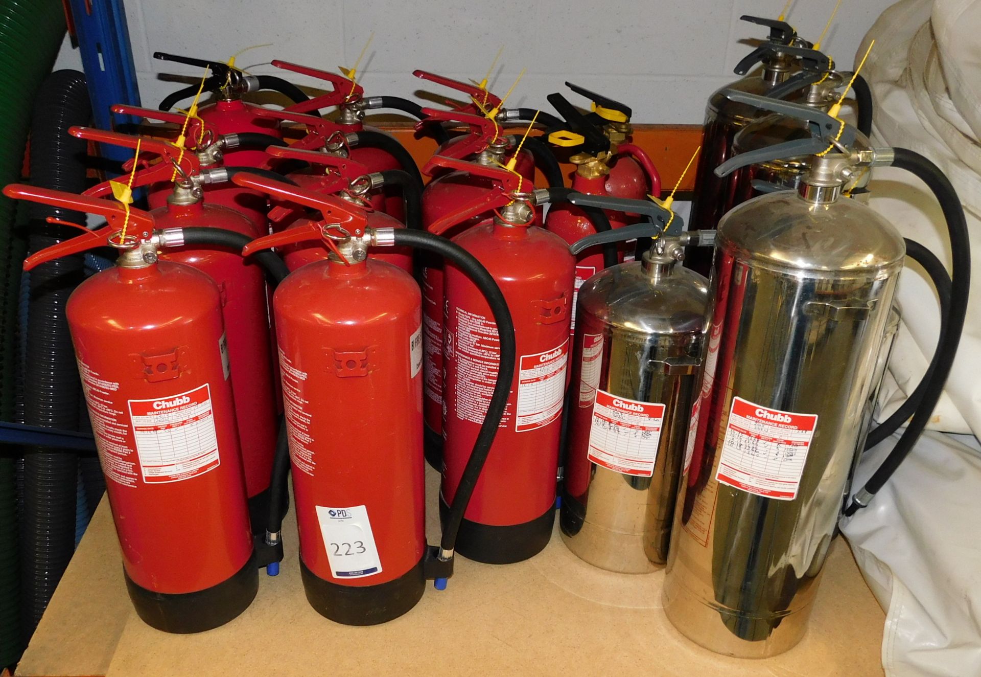 19 Assorted Fire Extinguishers (Located Northampton – See General Notes for Details)