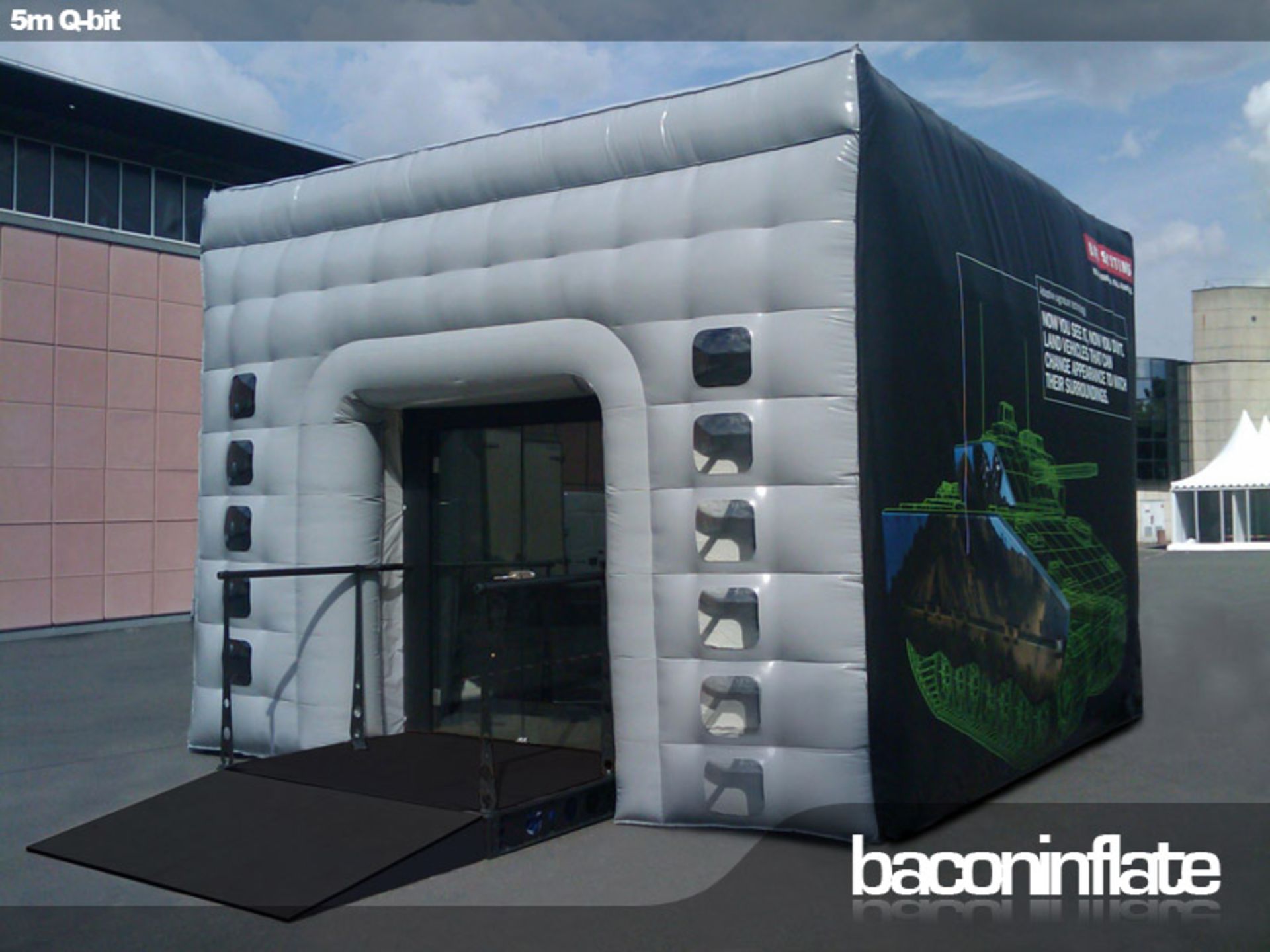 5m x 5M Mini Q Bit Inflatable Structure (Stock No; BiQBT05/03) (Located Northampton – See General