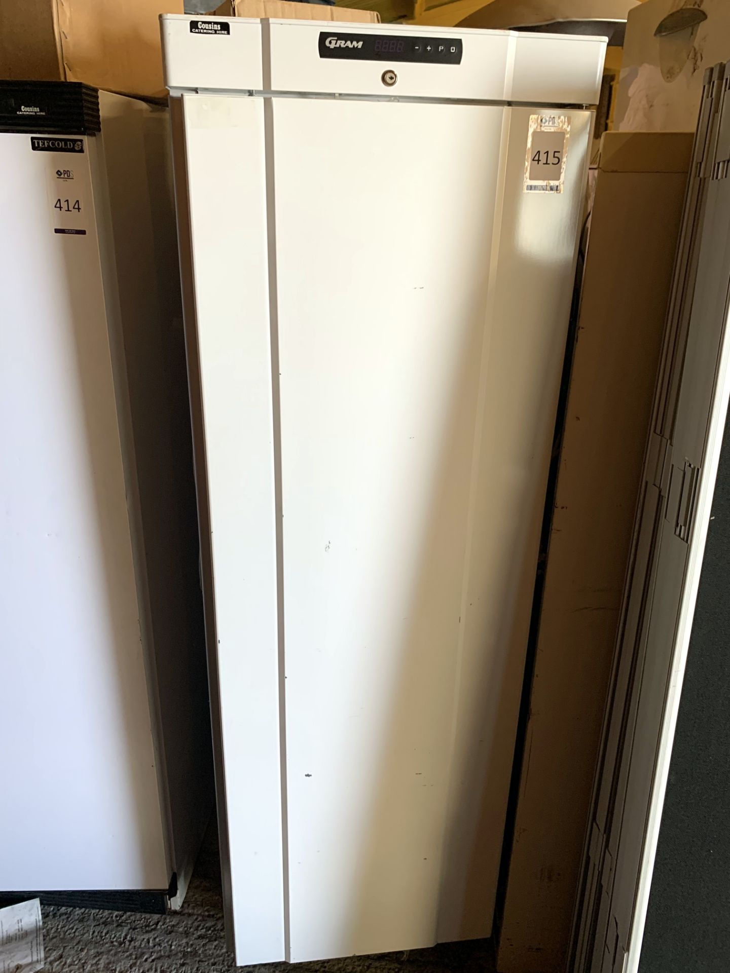 Gram K410LGC6W Upright Domestic Freezer (Located Elstree – See General Notes for Details)