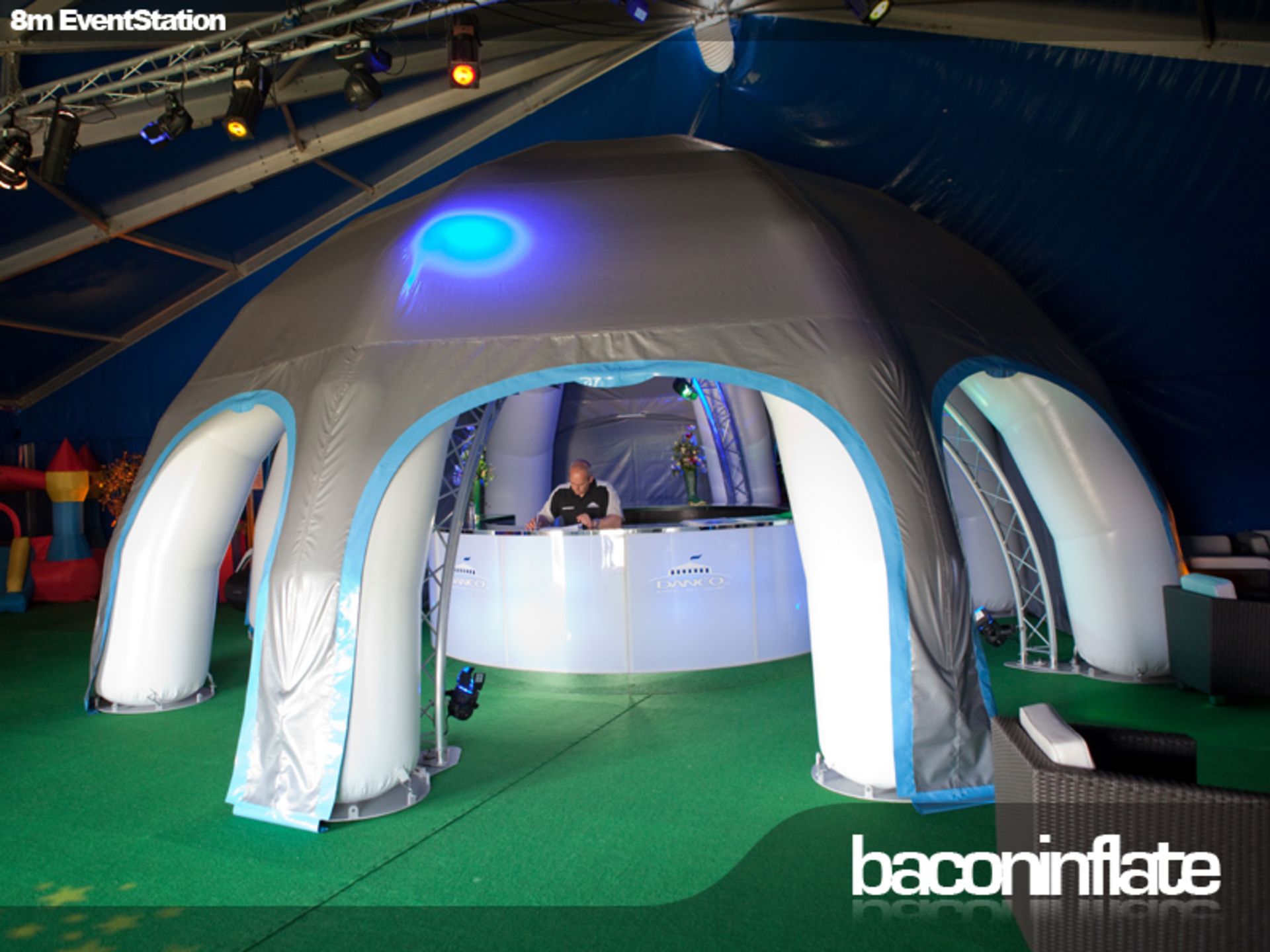EventStation Leg Unit 8m Inflatable Structure with Canopy (2 Bags) (Stock No’s; BiES8/12 & BiES 8/