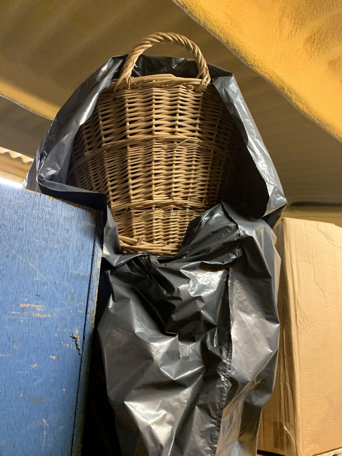 Contents Of Shelf To Include Stainless Gravy Boats, Glass Service Dishes, Wicker Baskets (Located