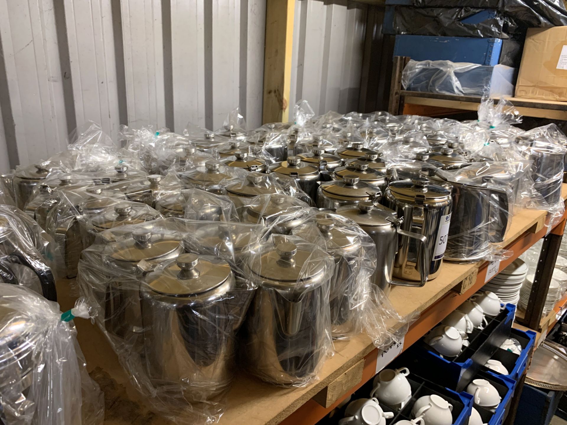 70 Stainless Steel Tea & Coffee Pots And 22 Cafetières (Located Elstree – See General Notes for - Image 4 of 4