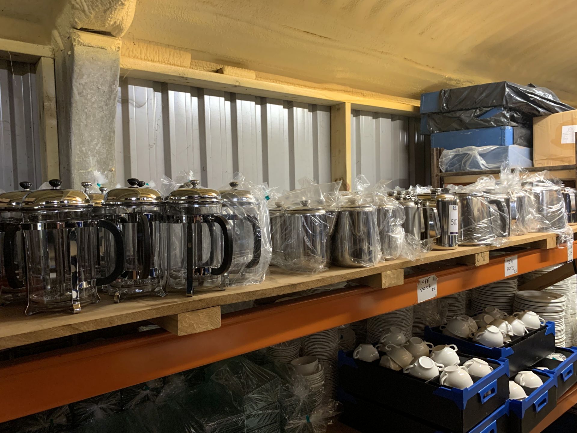 70 Stainless Steel Tea & Coffee Pots And 22 Cafetières (Located Elstree – See General Notes for - Image 2 of 4