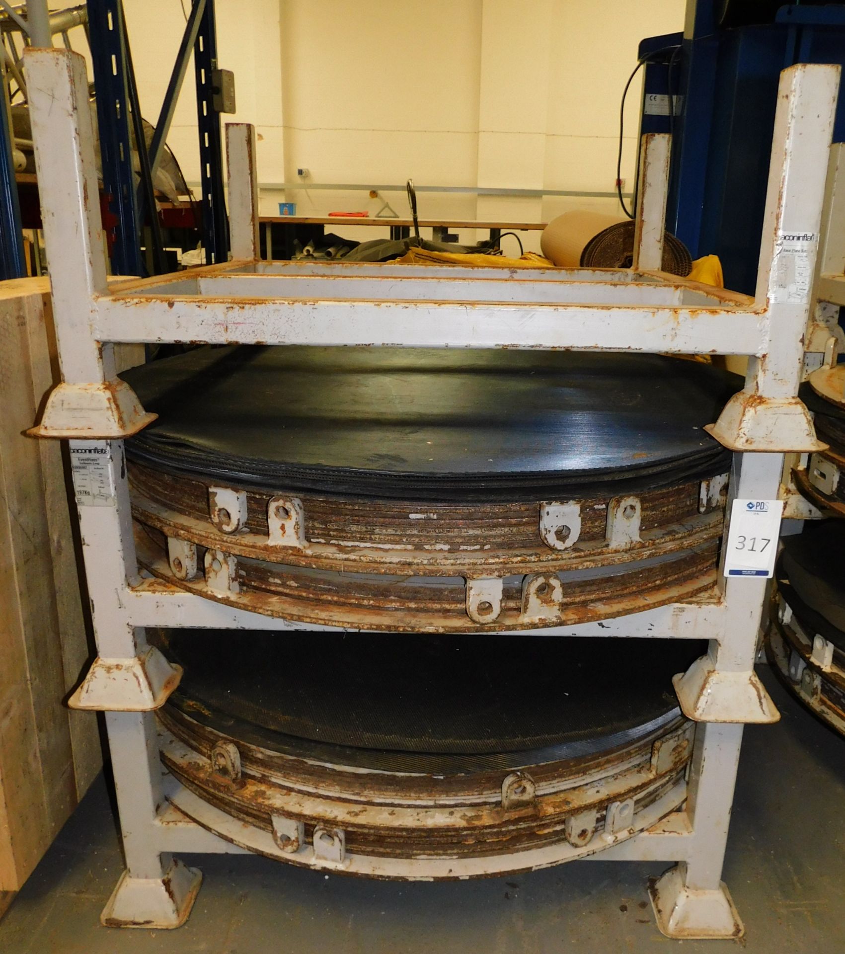 3 Stillages Containing Trays & Plates for 11m Structure Ballast System (Located Northampton – See