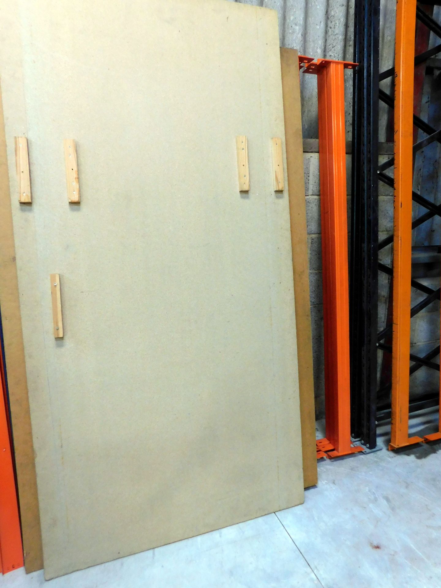 Pallet Rack Comprising 4 Uprights, 10 Cross Beams & Chipboard Shelving (Located Brentwood, See - Image 2 of 2