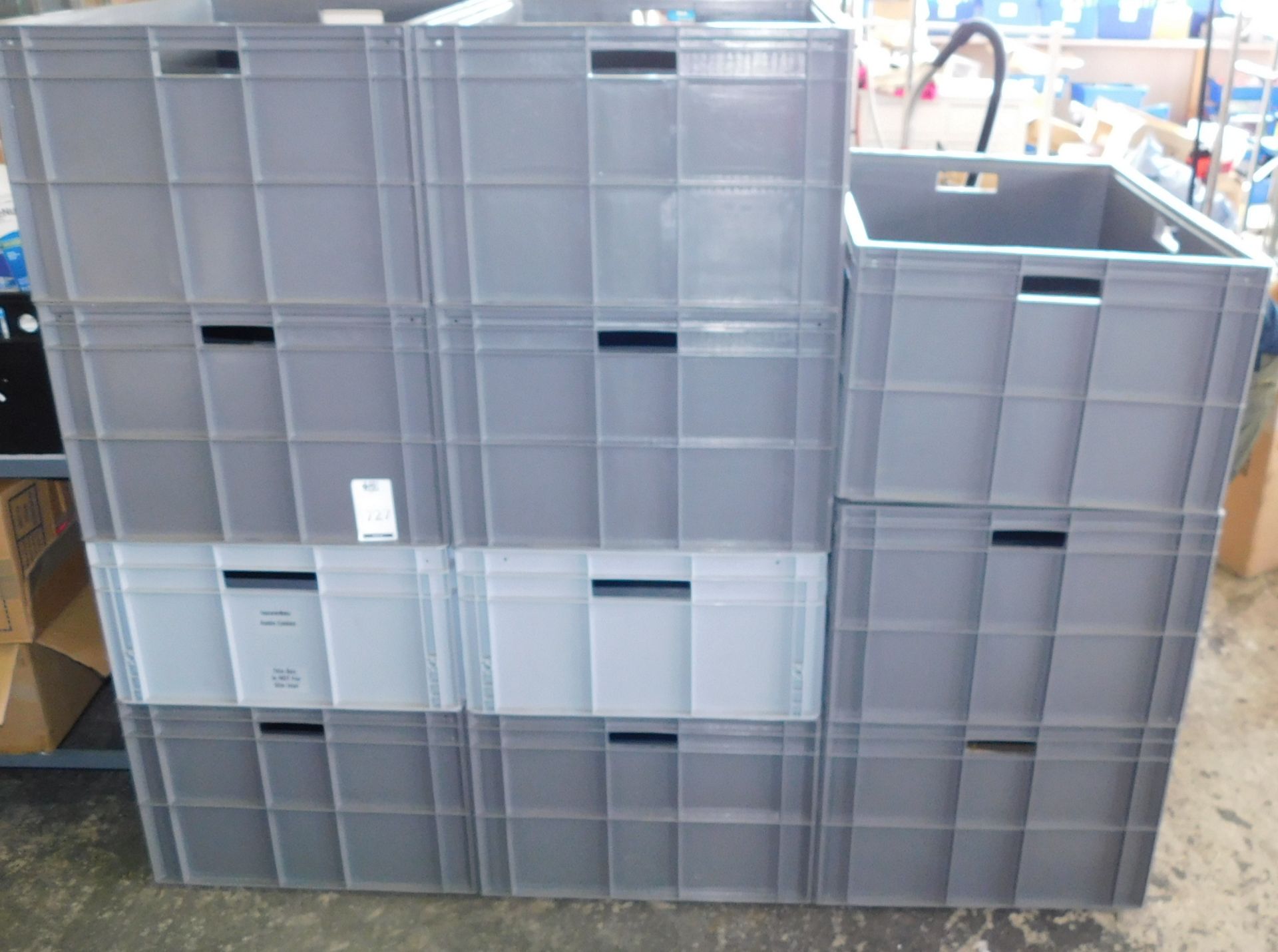11 Plastic Crates (Located Stockport – See General Notes for More Details)