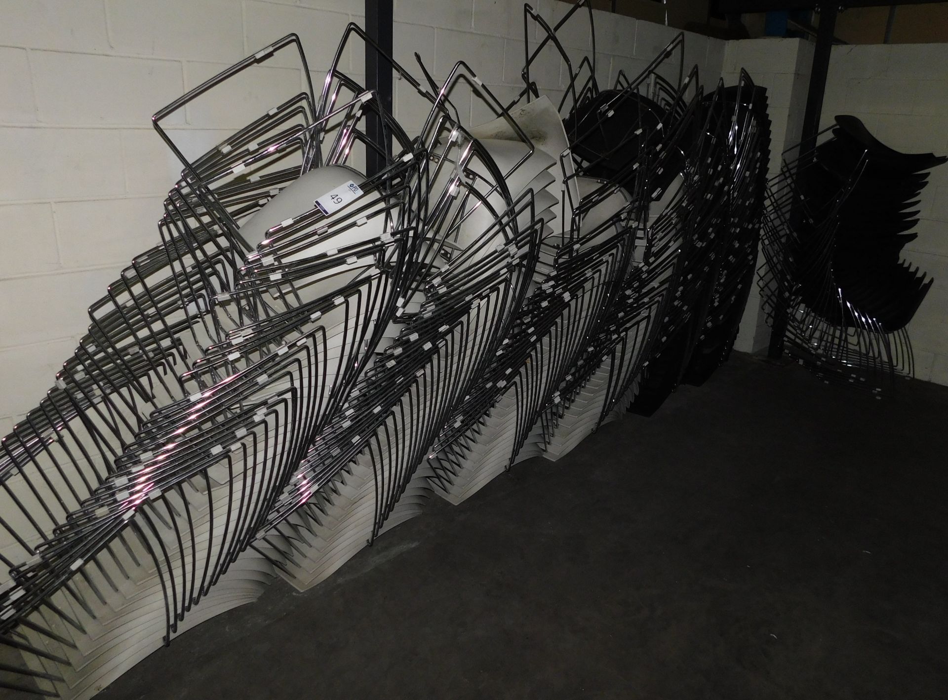 Approximately 200 Hoop Chairs, Black & White (Located Huntingdon, See General Notes for More - Image 4 of 4