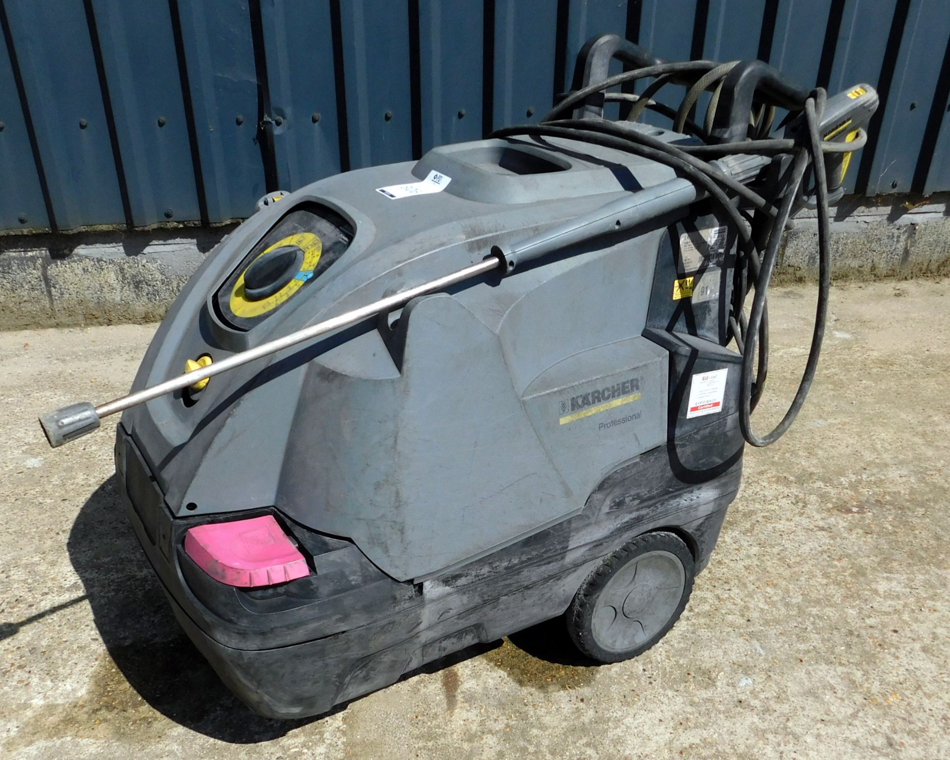 Karcher RM110/HDS 6/10-4C Hot Water High-Pressure Washer Serial No. 010110 (Located Brentwood, See