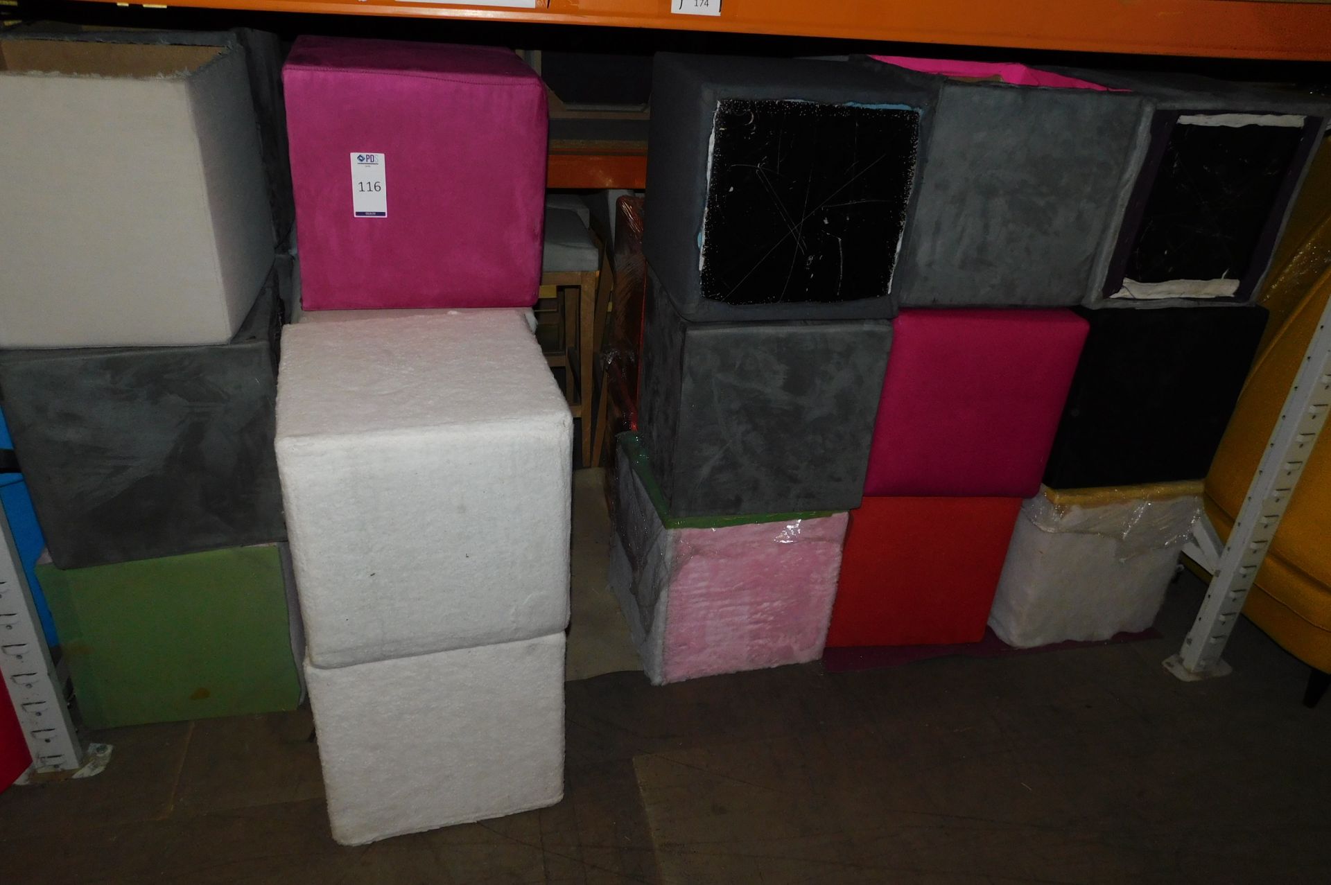60 Square Pouffes (Located Huntingdon, See General Notes for More Details) - Image 4 of 5