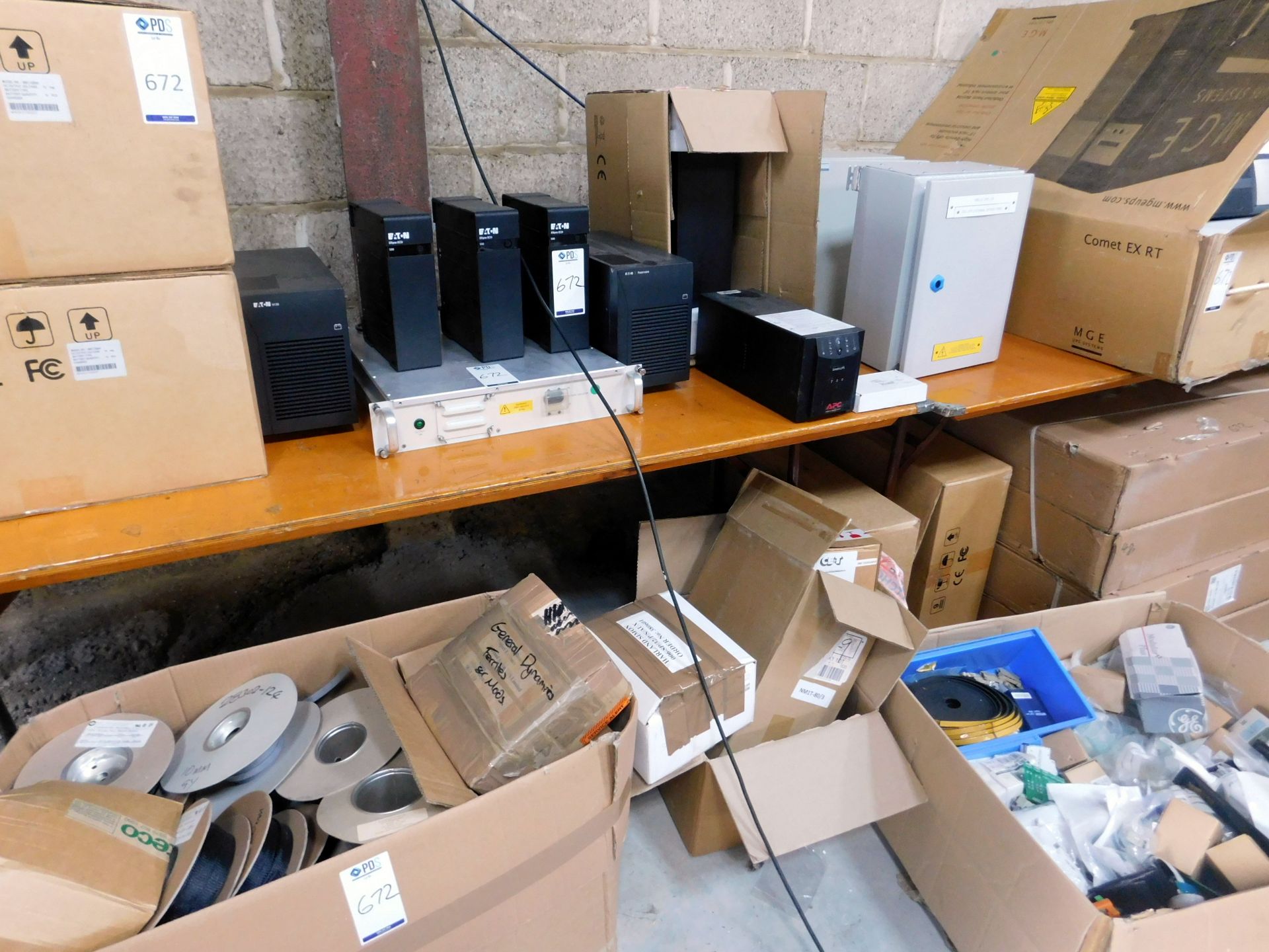 Assorted quantity of Eaton and Riello uninterruptable power supplies, various ABB and Schneider - Image 2 of 9