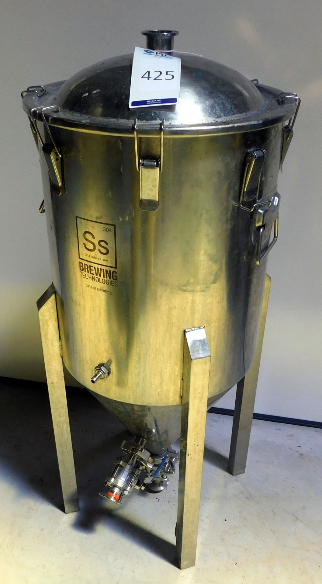 Brewing Technologies Stainless Steel 50L Fermenter (Located Brentwood, See General Notes for More