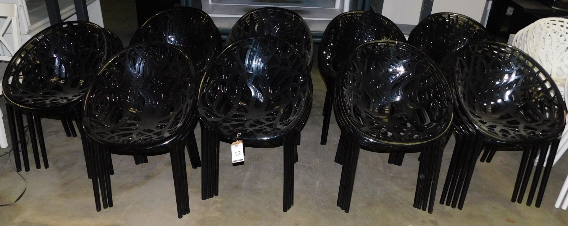 36 Crystal Chairs, Black (Located Huntingdon, See General Notes for More Details) - Image 3 of 3