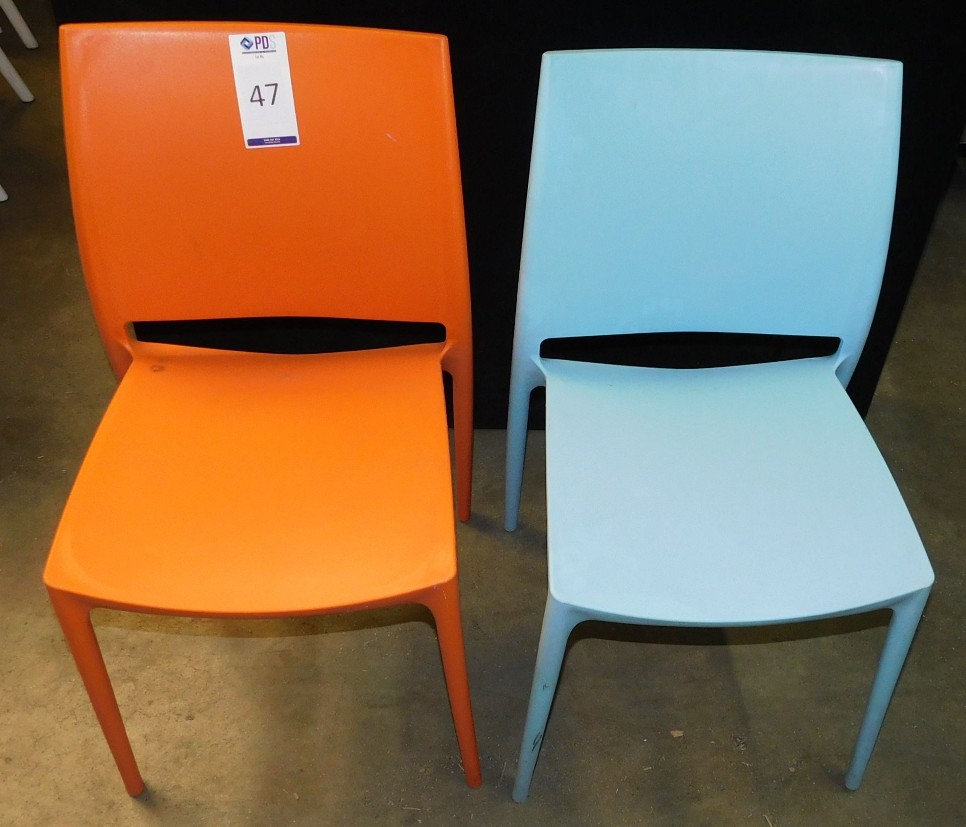 270 Stax Chairs, (160 Orange & 110 Blue) (Located Huntingdon, See General Notes for More Details)