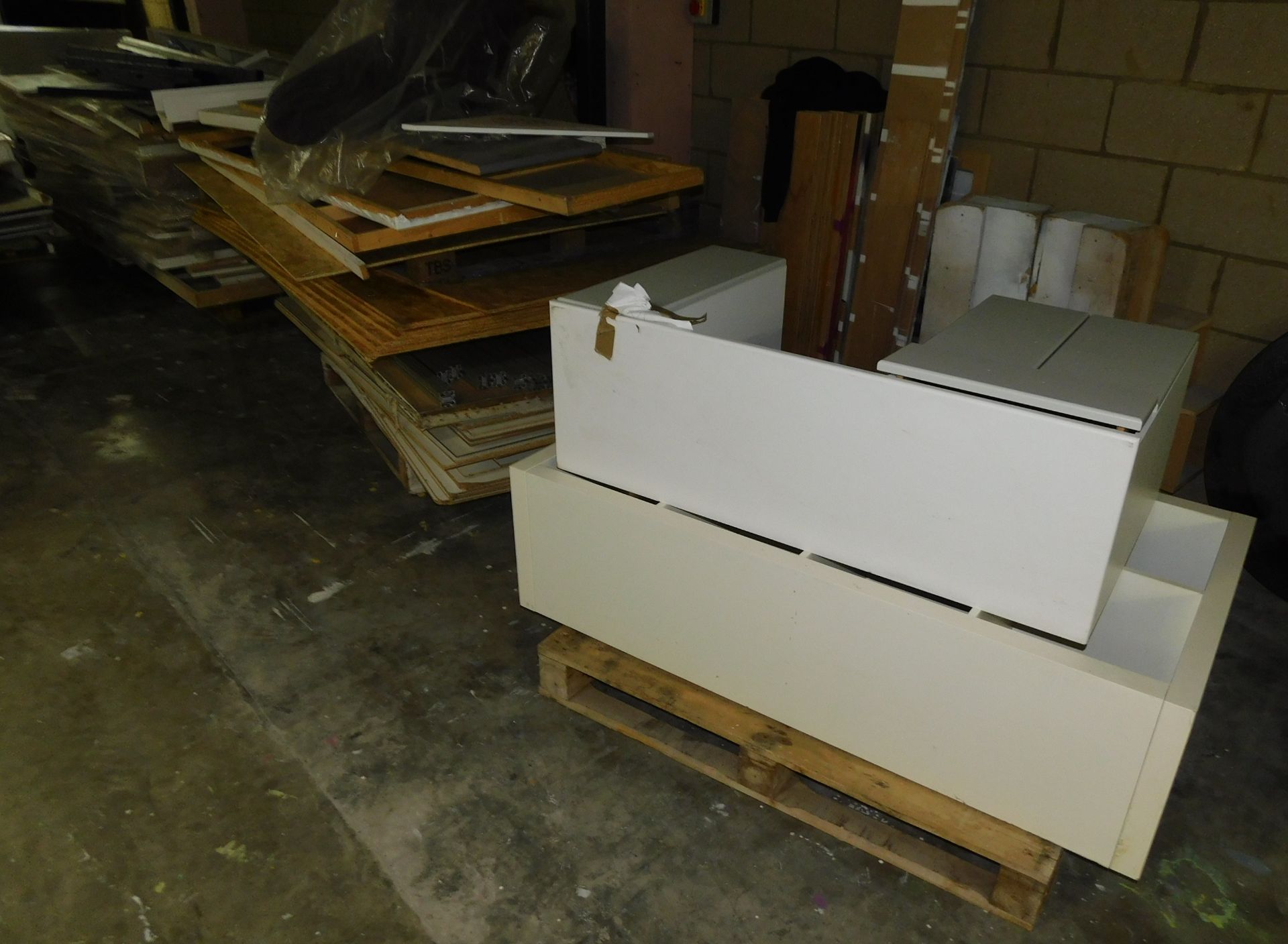 Approximately 15 Pallets within Spray Booth Area, Comprising Buffet Units & Event Furniture etc.  ( - Image 6 of 10