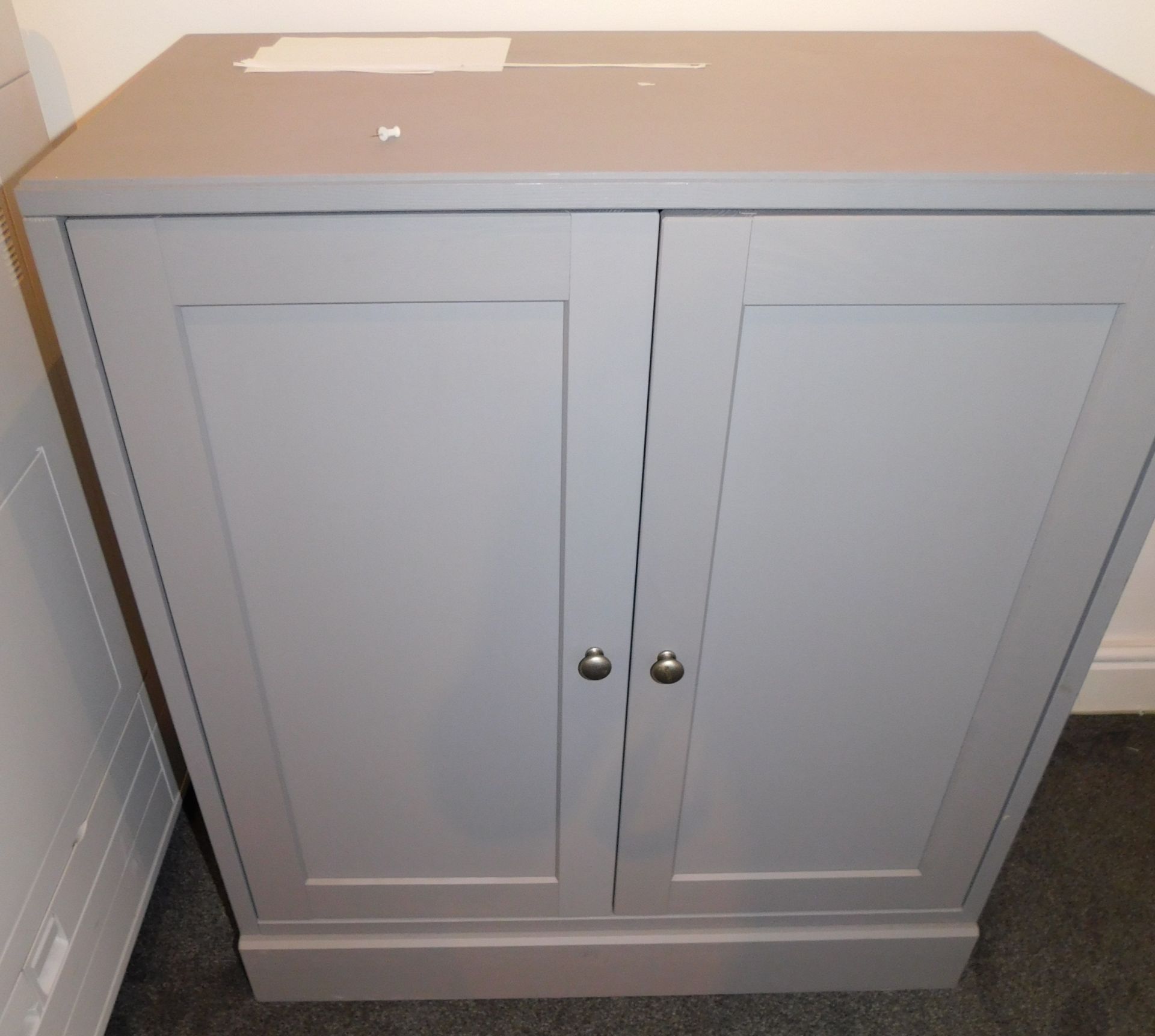 Stationary Cupboard & 2 Grey Double Door Cabinets (Located Huntingdon, See General Notes for More - Image 3 of 3