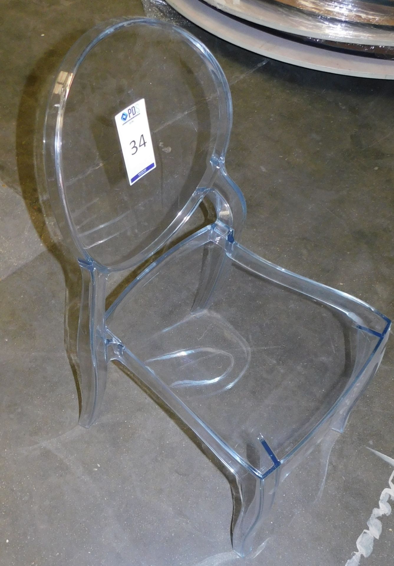 Approximately 200 Elizabeth Plastic Stacking Chairs (Ice Chair Replica) (Located Huntingdon, See - Image 2 of 6