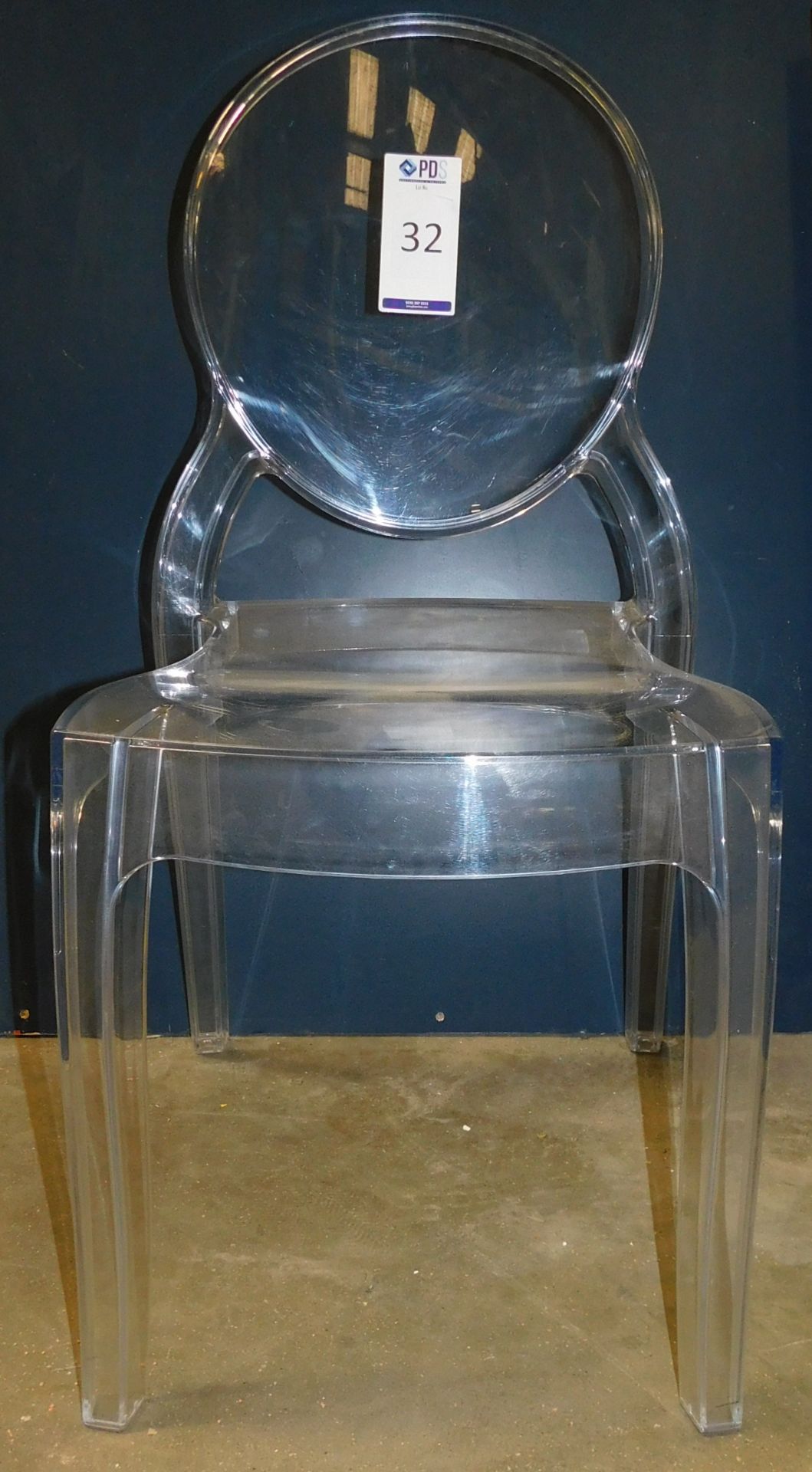 Approximately 200 Elizabeth Plastic Stacking Chairs (Ice Chair Replica) (Located Huntingdon, See - Image 5 of 5