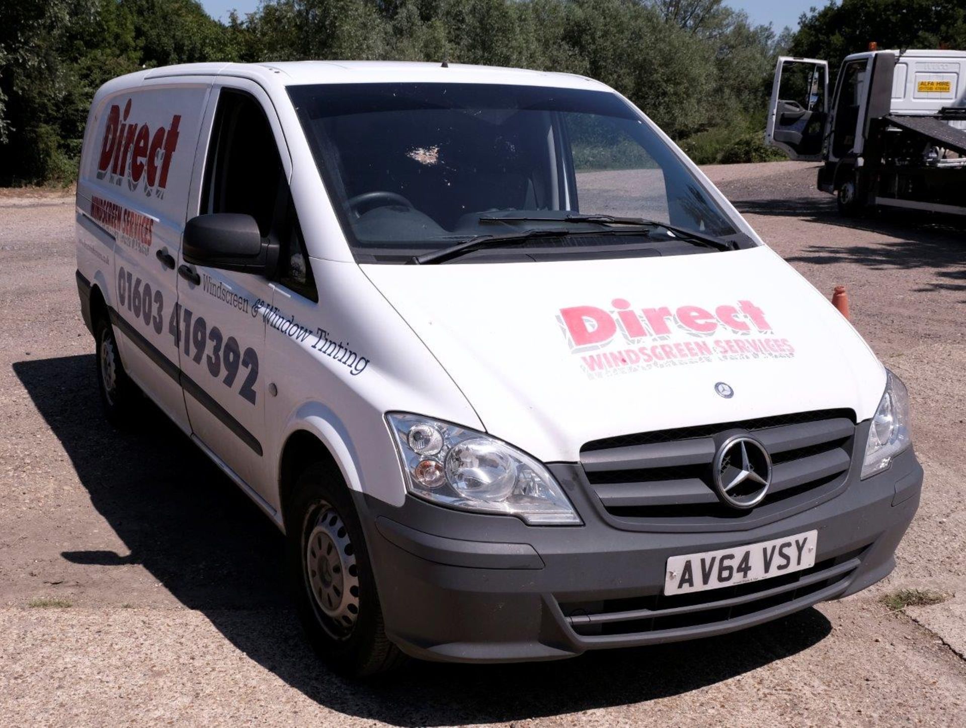 MERCEDES BENZ VITO LONG DIESEL, 113CDI Panel Van, Registration AV64 VSY, First Registered 24th - Image 2 of 16