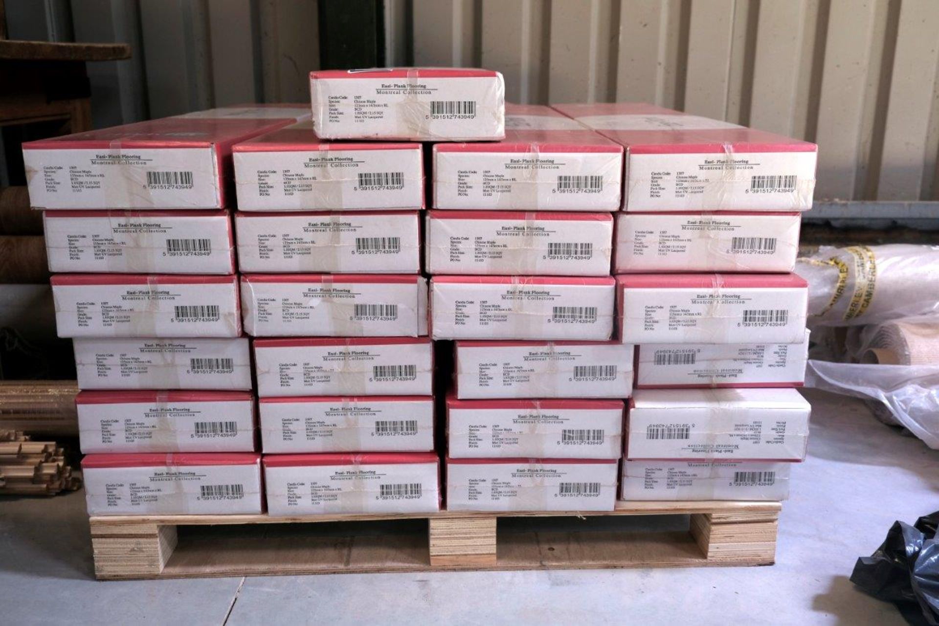 25 (1.85 sq m) Boxes of Easi-Plank Chinese Maple Multi-Layer Wood Flooring (Located Brentwood, See - Image 2 of 2