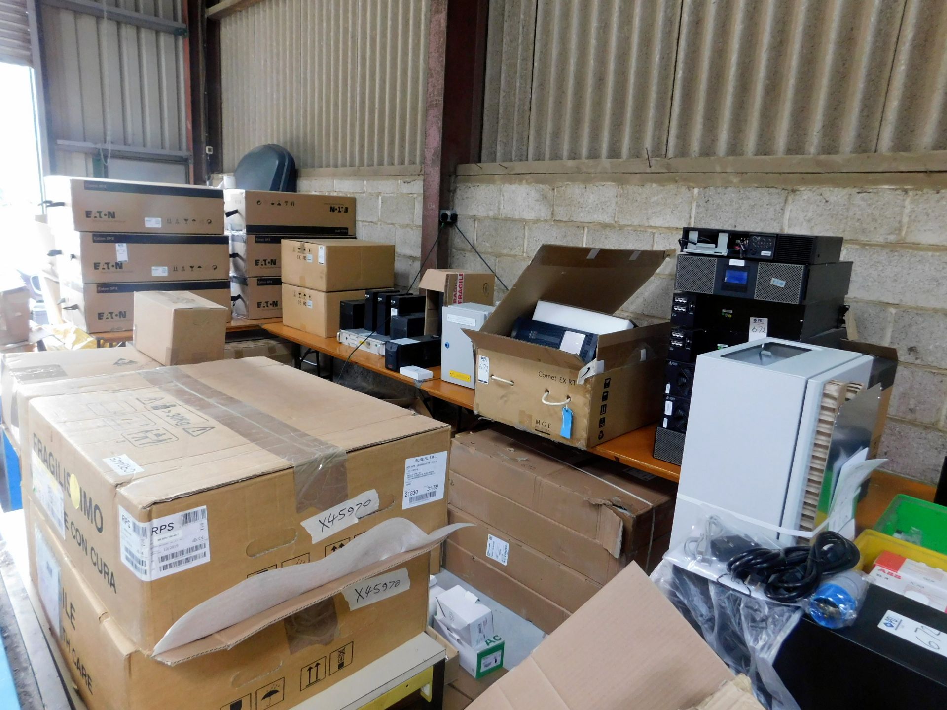 Assorted quantity of Eaton and Riello uninterruptable power supplies, various ABB and Schneider - Image 9 of 9