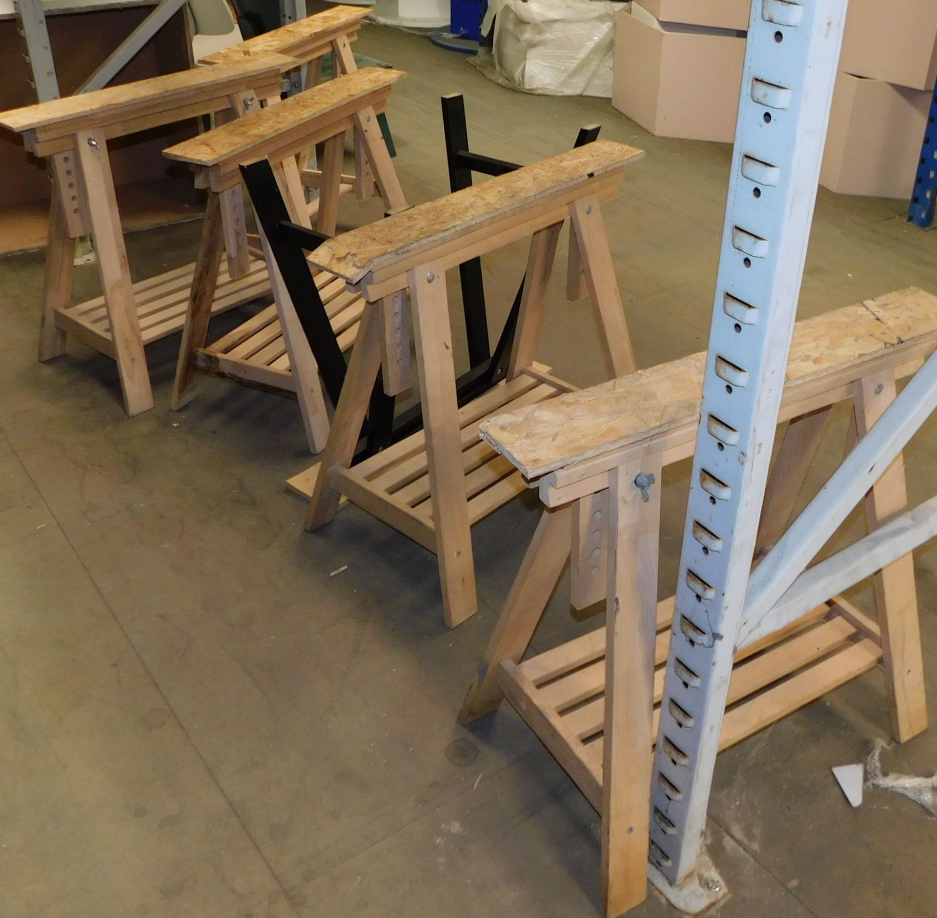 110 Wooden Framed Trestles (Located Huntingdon, See General Notes for More Details) - Image 12 of 12