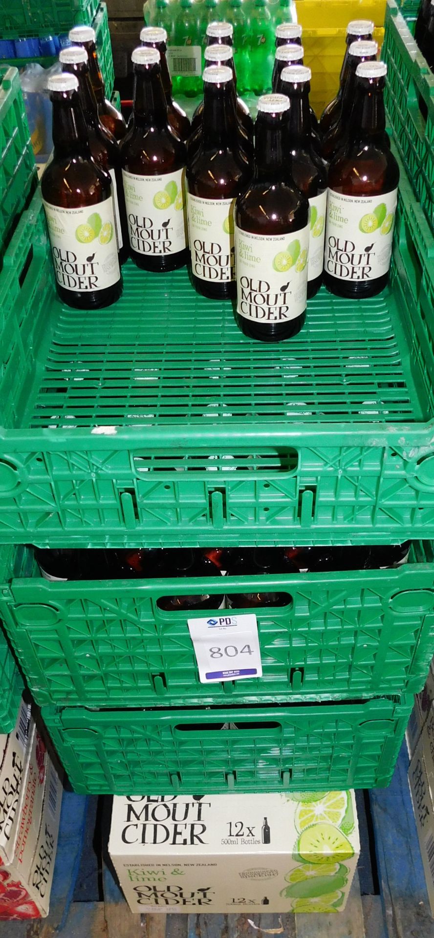 165 Bottles of Old Mout Cider, 500ml, Kiwi & Lime (Plastic Crates Not Included) (Located Stockport – - Image 2 of 2