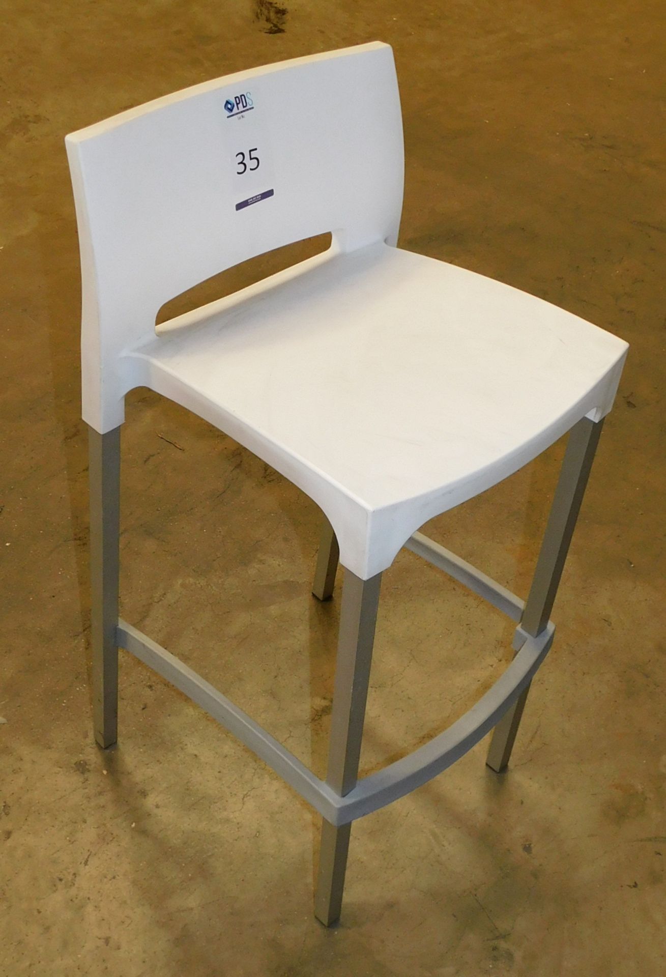 65 White Stax Stools (Located Huntingdon, See General Notes for More Details) - Image 2 of 3