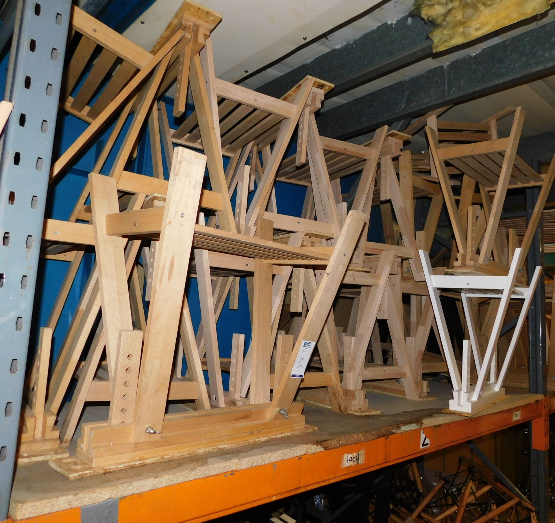 110 Wooden Framed Trestles (Located Huntingdon, See General Notes for More Details) - Image 9 of 12