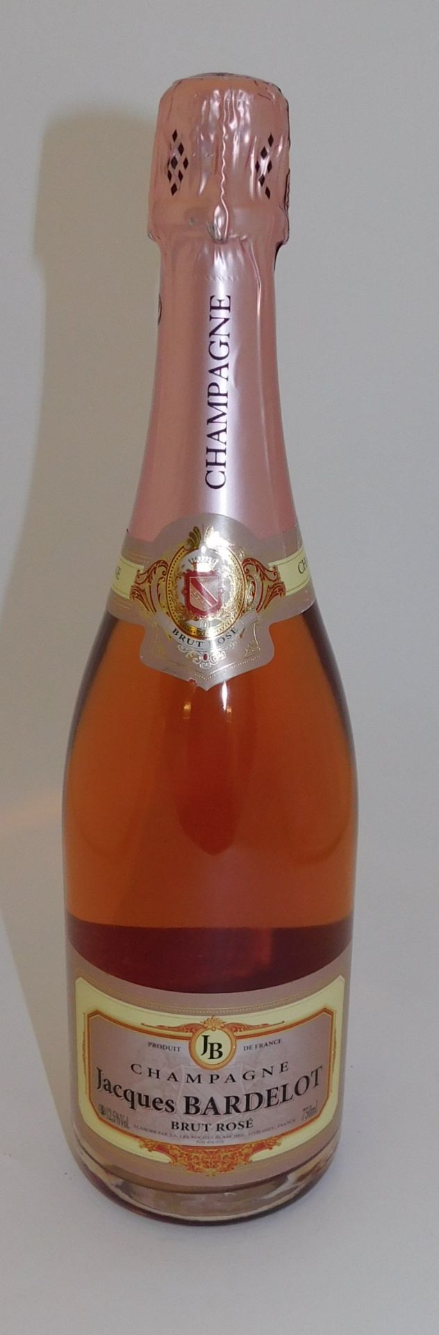 8 Bottles Jacques Bardelot Rose Champagne, 750ml (Located Stockport – See General Notes for More