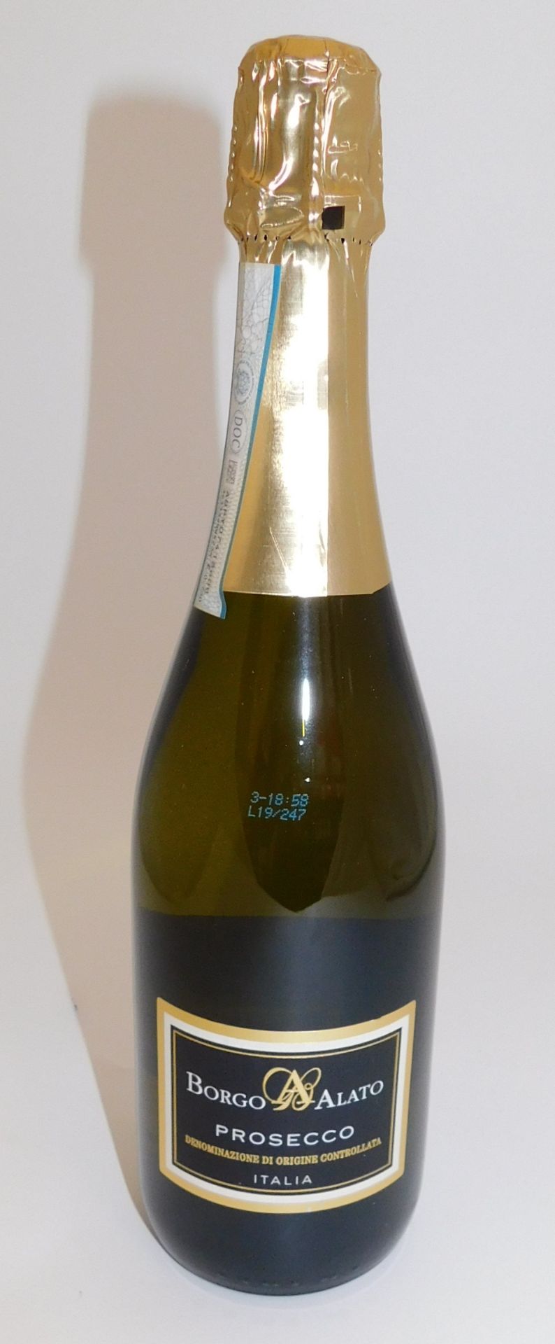 18 Bottles of Borgo Alato Prosecco, 75cl (Located Stockport – See General Notes for More Details)