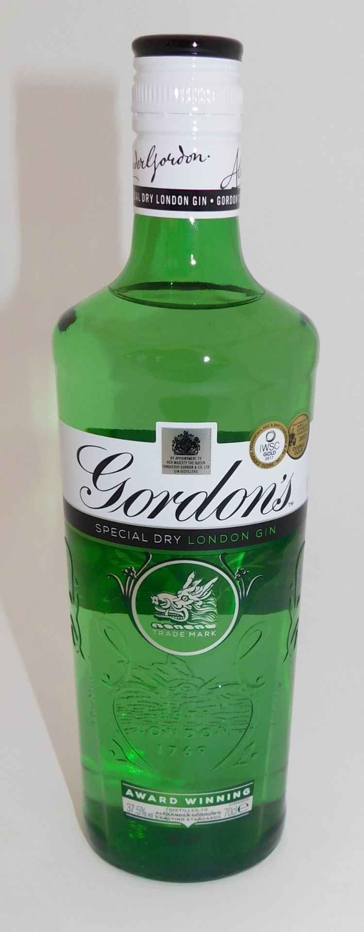 12 Bottles of Gordon’s London Dry Gin, 70cl (Located Stockport – See General Notes for More