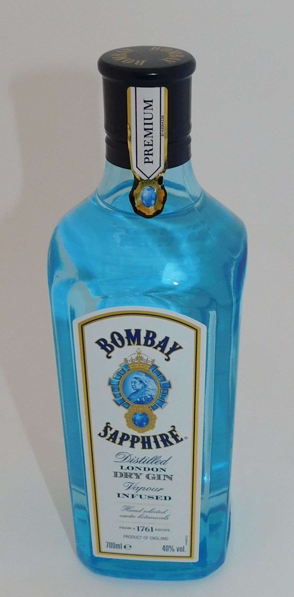 12 Bottles of Bombay Sapphire London Dry Gin, 700ml (Located Stockport – See General Notes for