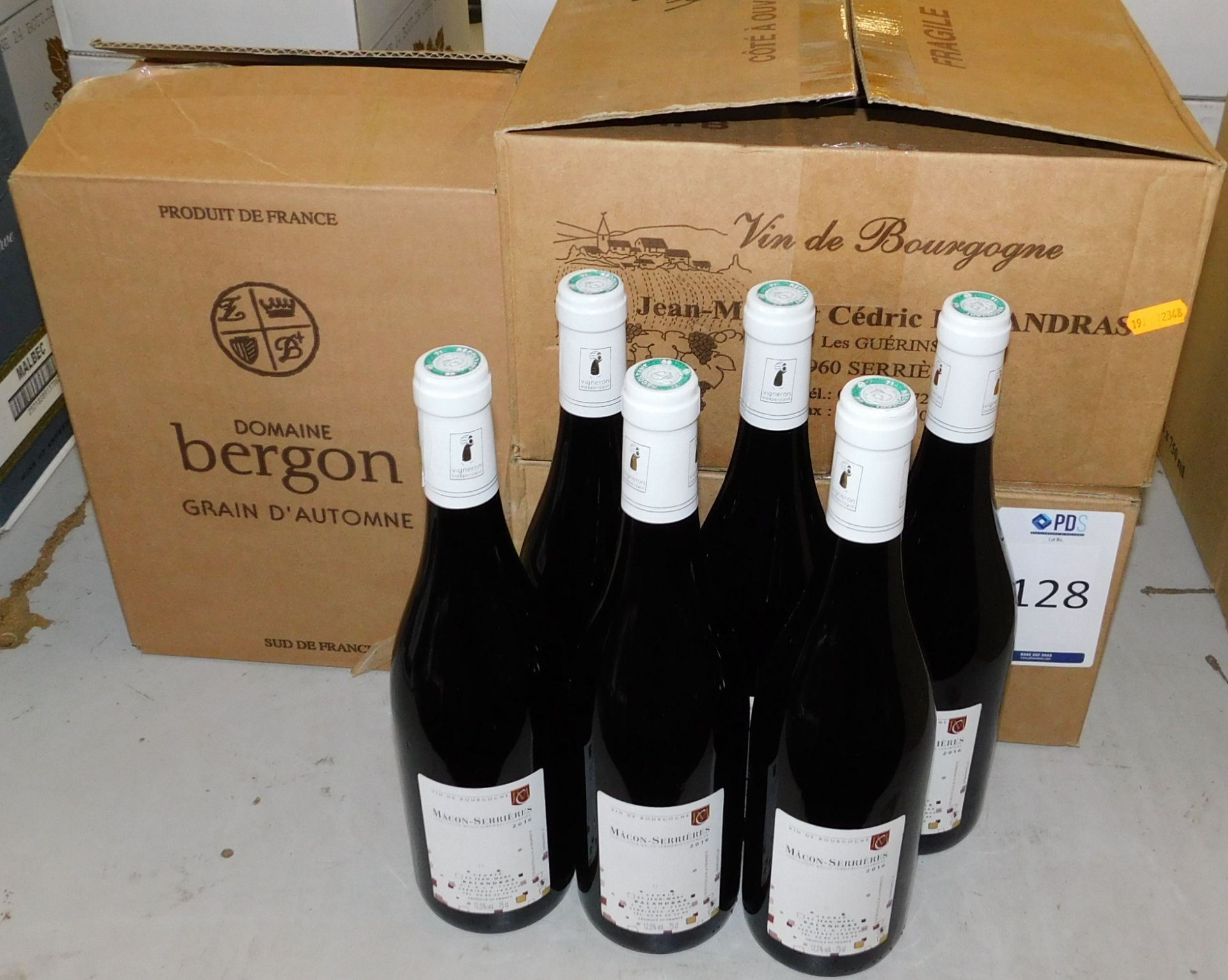 24 Bottles to Include 18 Jean-Marc et Cedric Balandras Macon-Serrieres, 75cl & 6 Domaine Bergon - Image 2 of 2