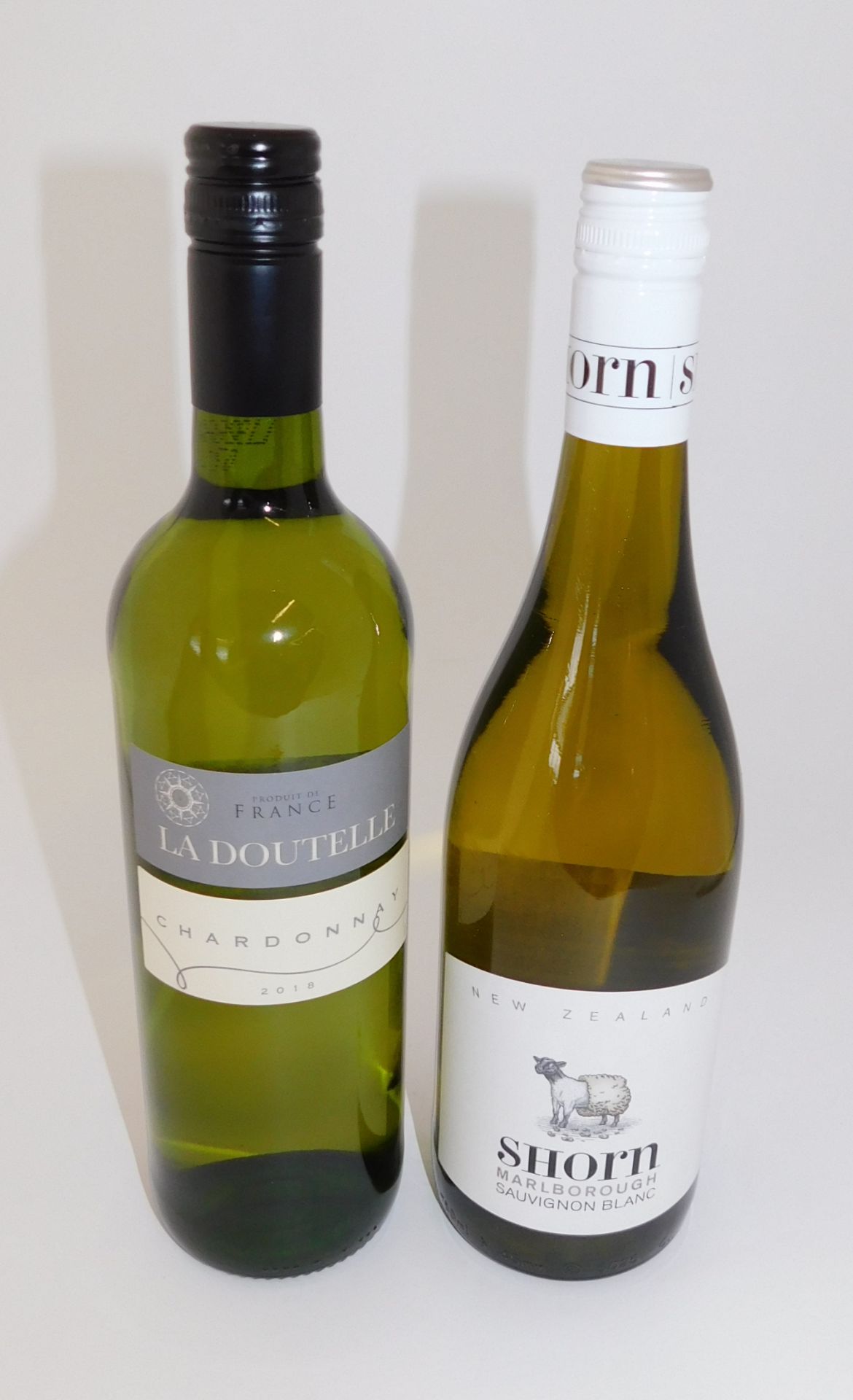 24 Bottles to include 12 Shorn Sauvignon Blanc, 75cl, 12 La Doutulle Chardonnay, 75cl (Located